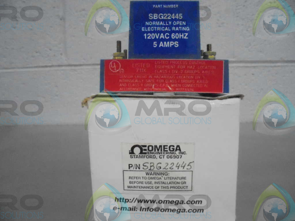 OMEGA ENGINEERING, INC. SBG22445 SOLID STATE RELAY *NEW IN BOX*