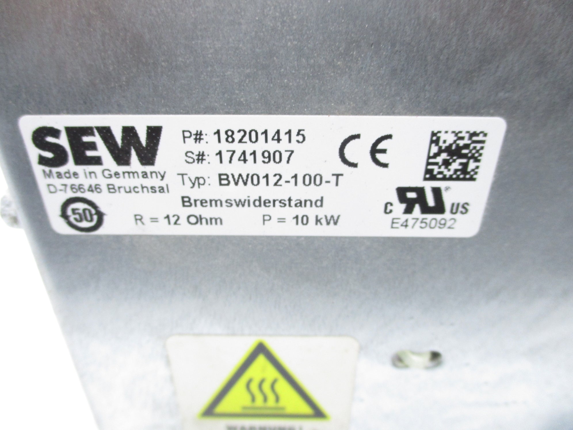 SEW EURODRIVE BW012-100-T NSNP