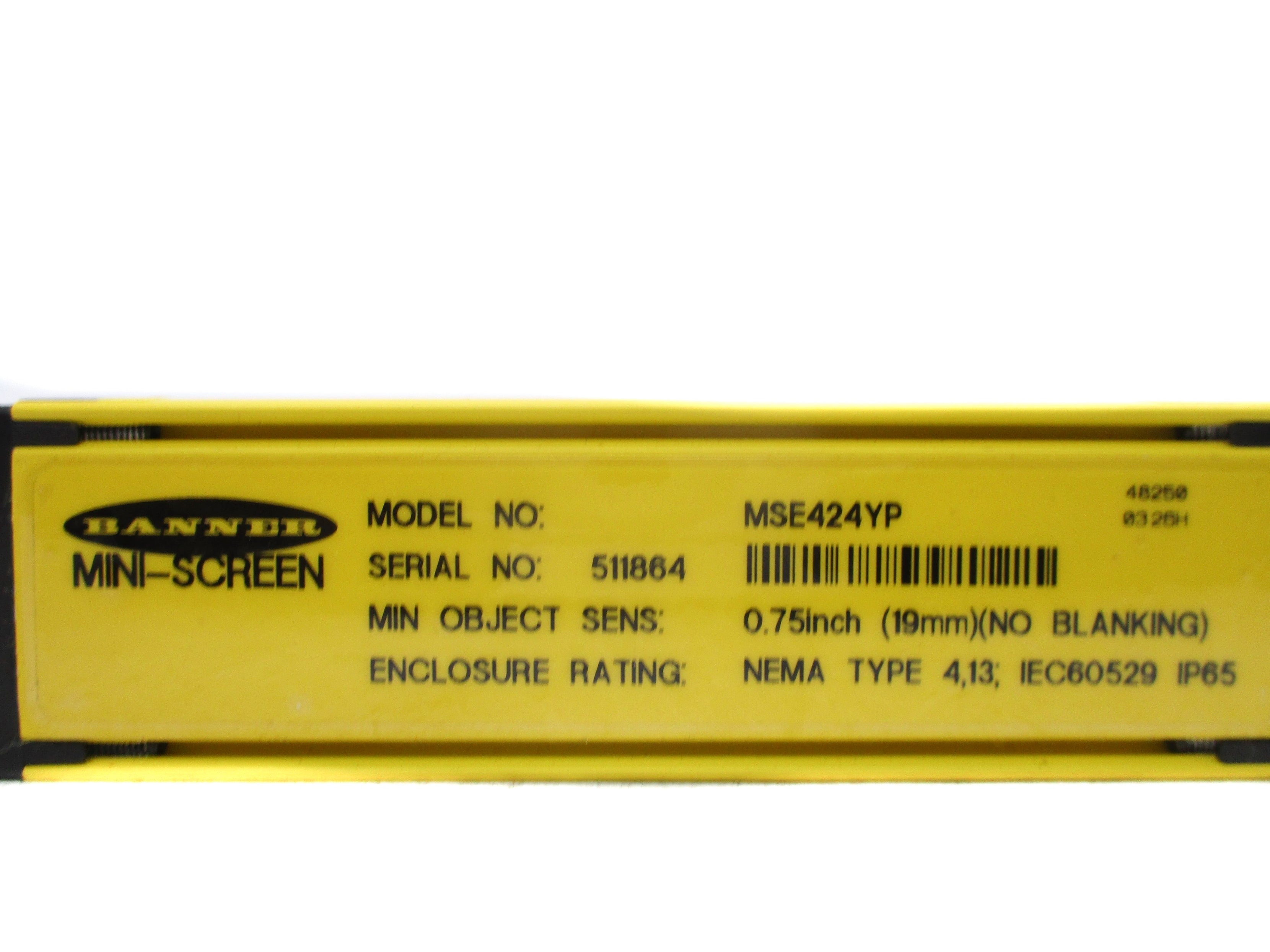 BANNER ENGINEERING MSE424YP 48250 NSNP