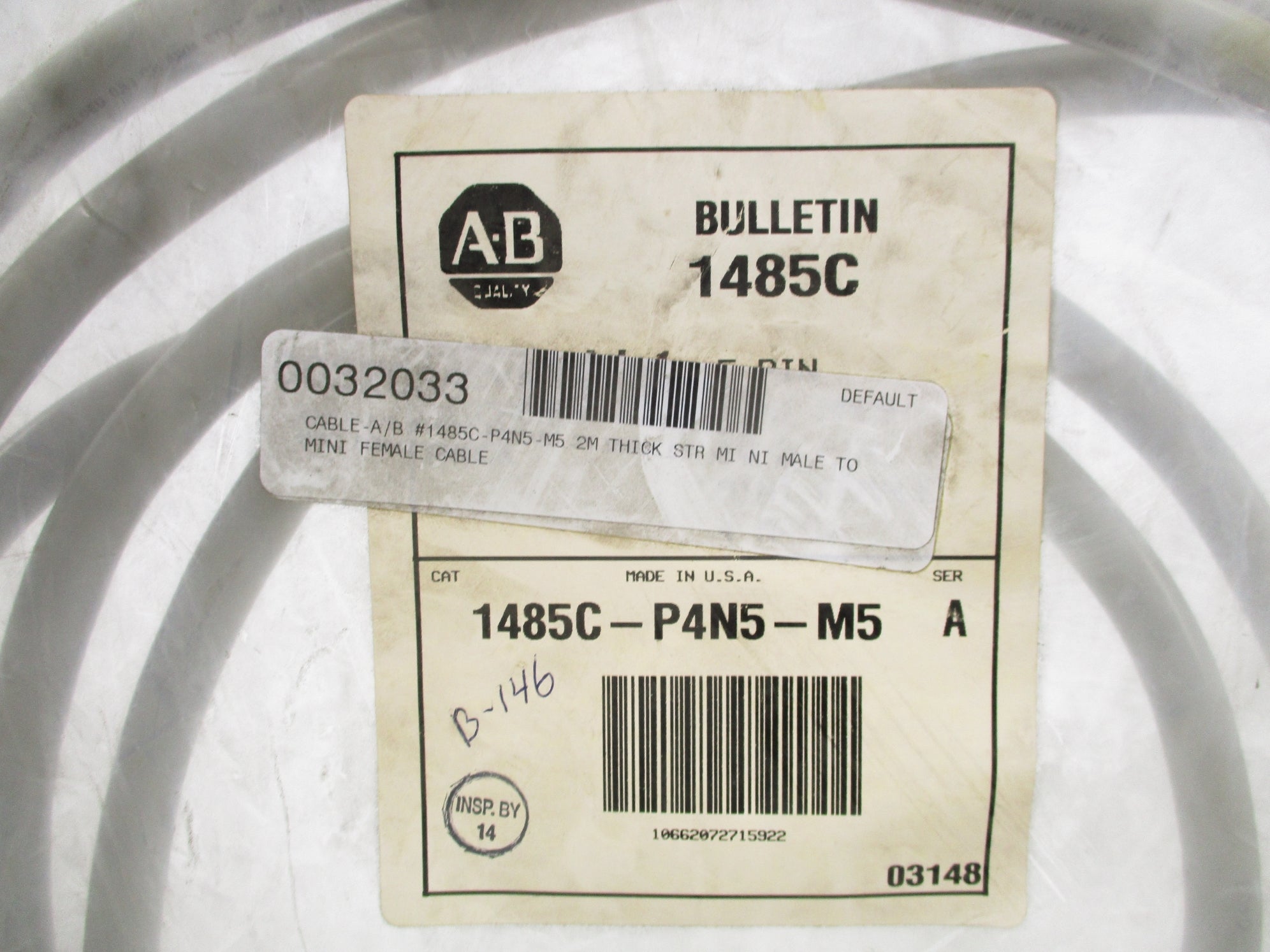 ALLEN BRADLEY 1485C-P4N5-M5 SER. A NSMP