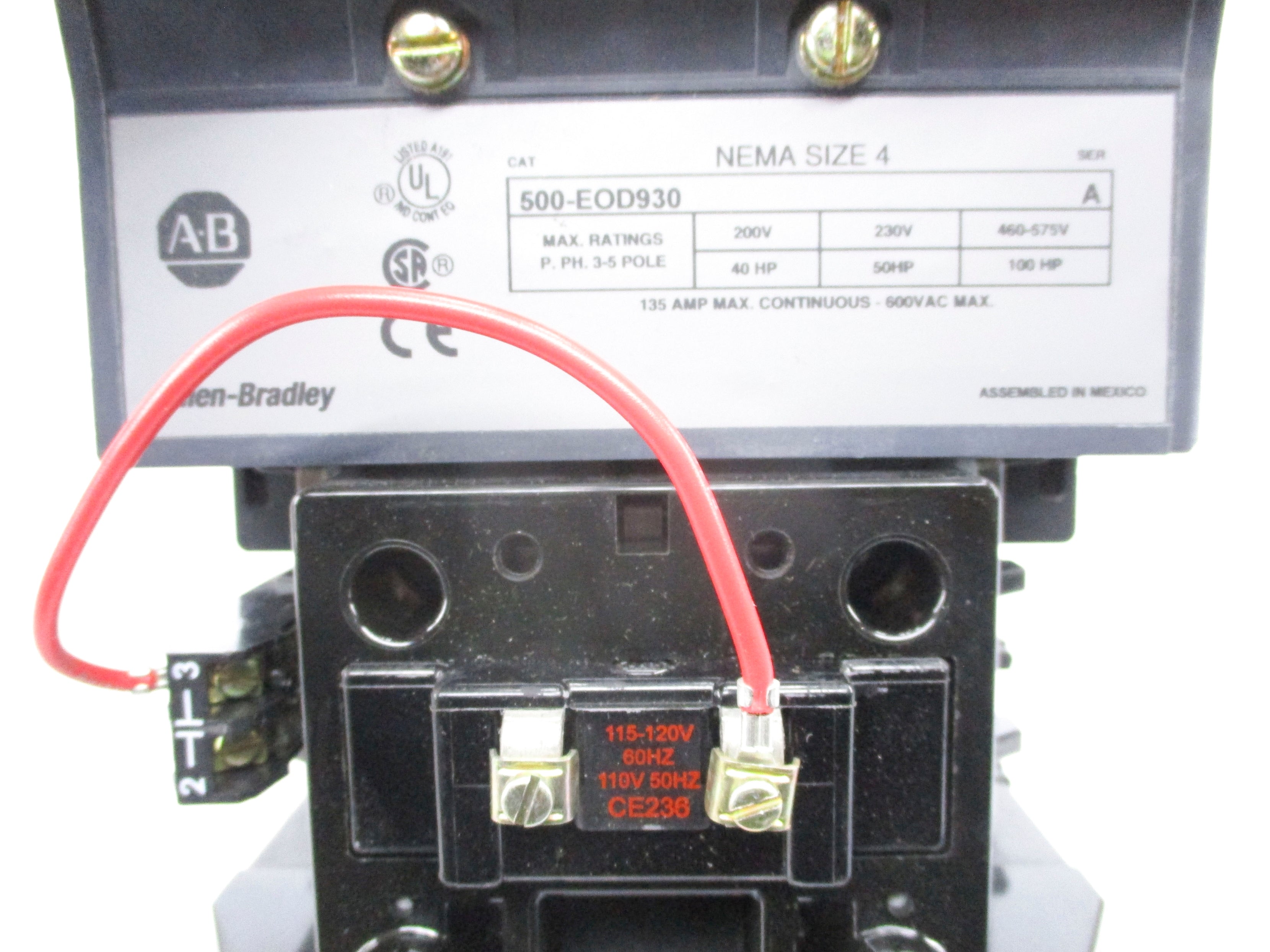 INDUSTRIAL SPARE PART 500-EOD930 SER. A 120V NSNP