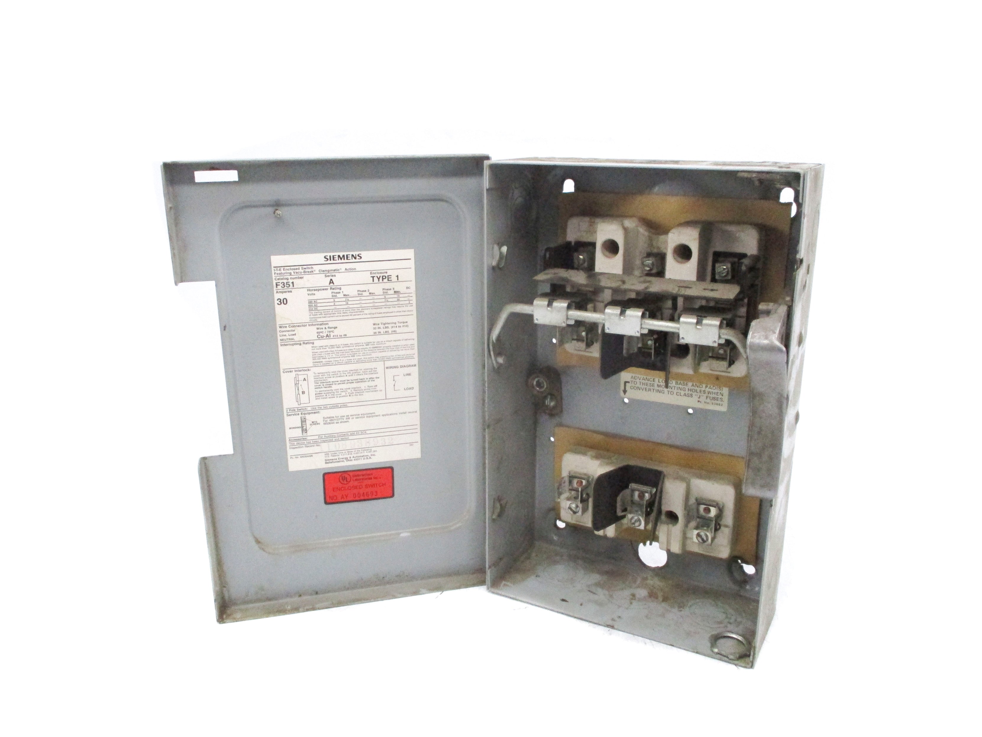 SIEMENS F351 SER. A UNMP