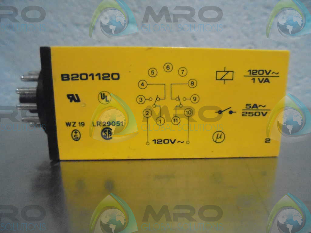 SCANTIMER B201120 RELAY TIMER *USED*