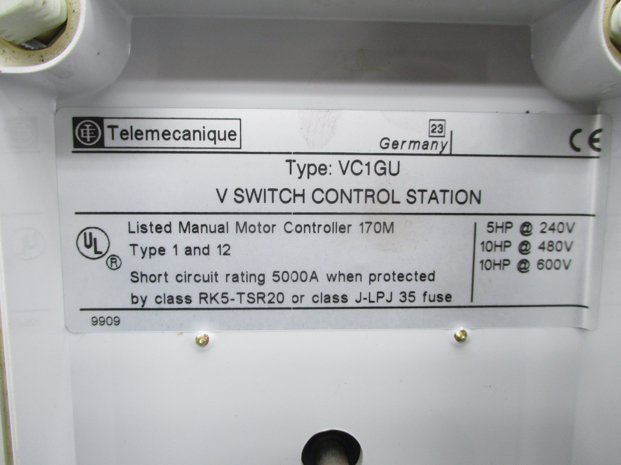 TELEMECANIQUE VC1GU UNMP
