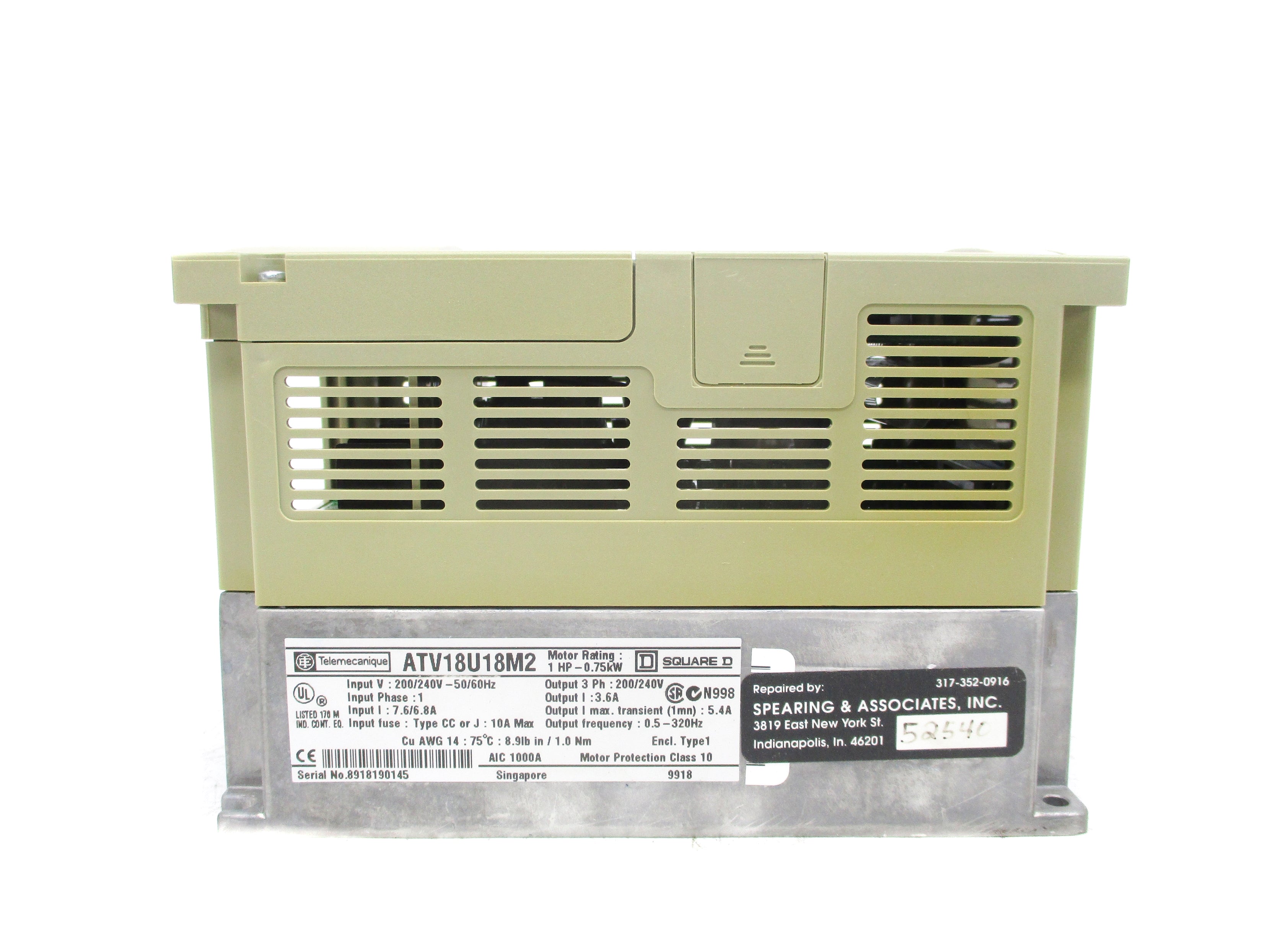 TELEMECANIQUE ATV18U18M2 UNMP