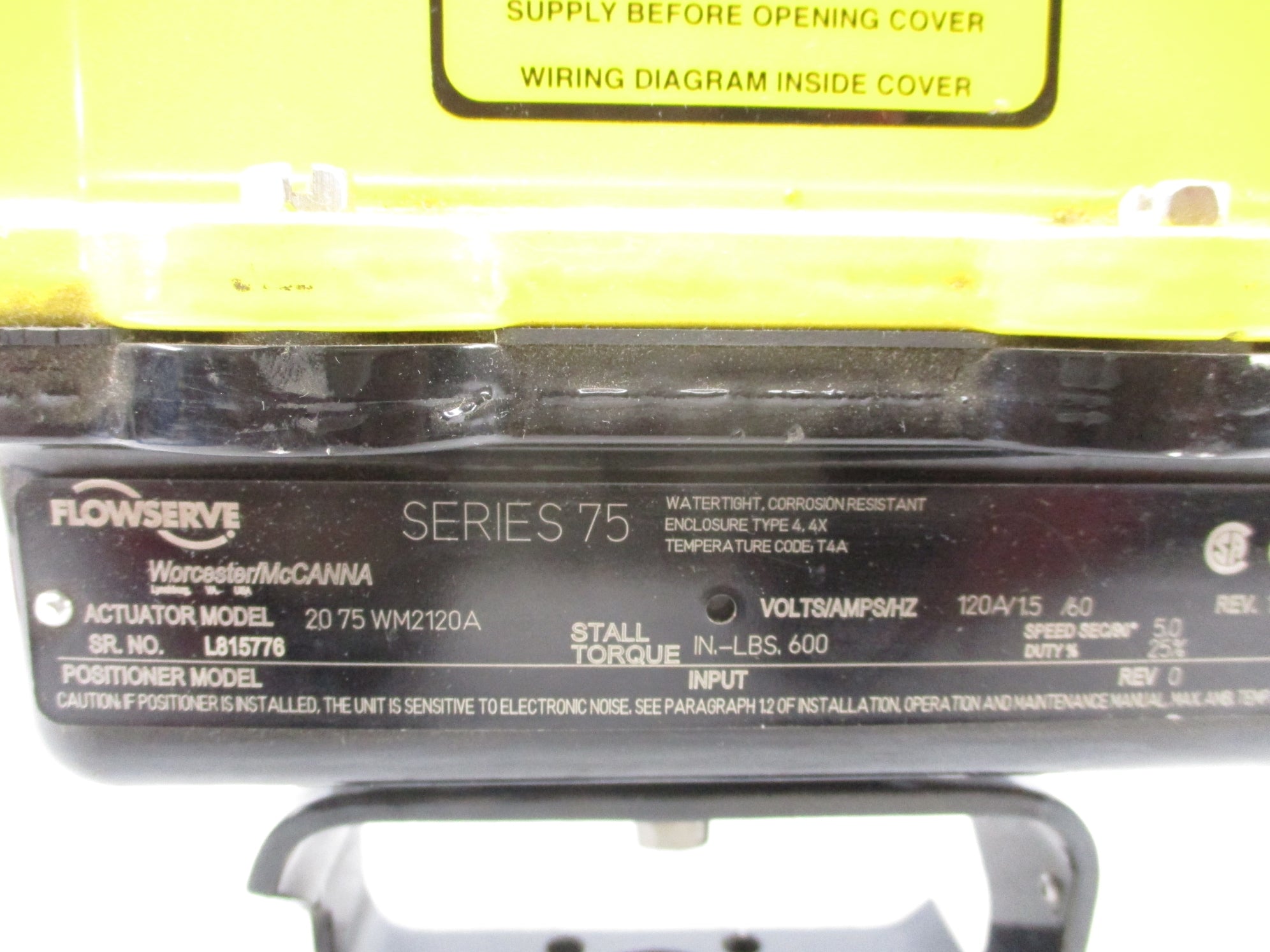 FLOWSERVE 2075WM2120A UNMP