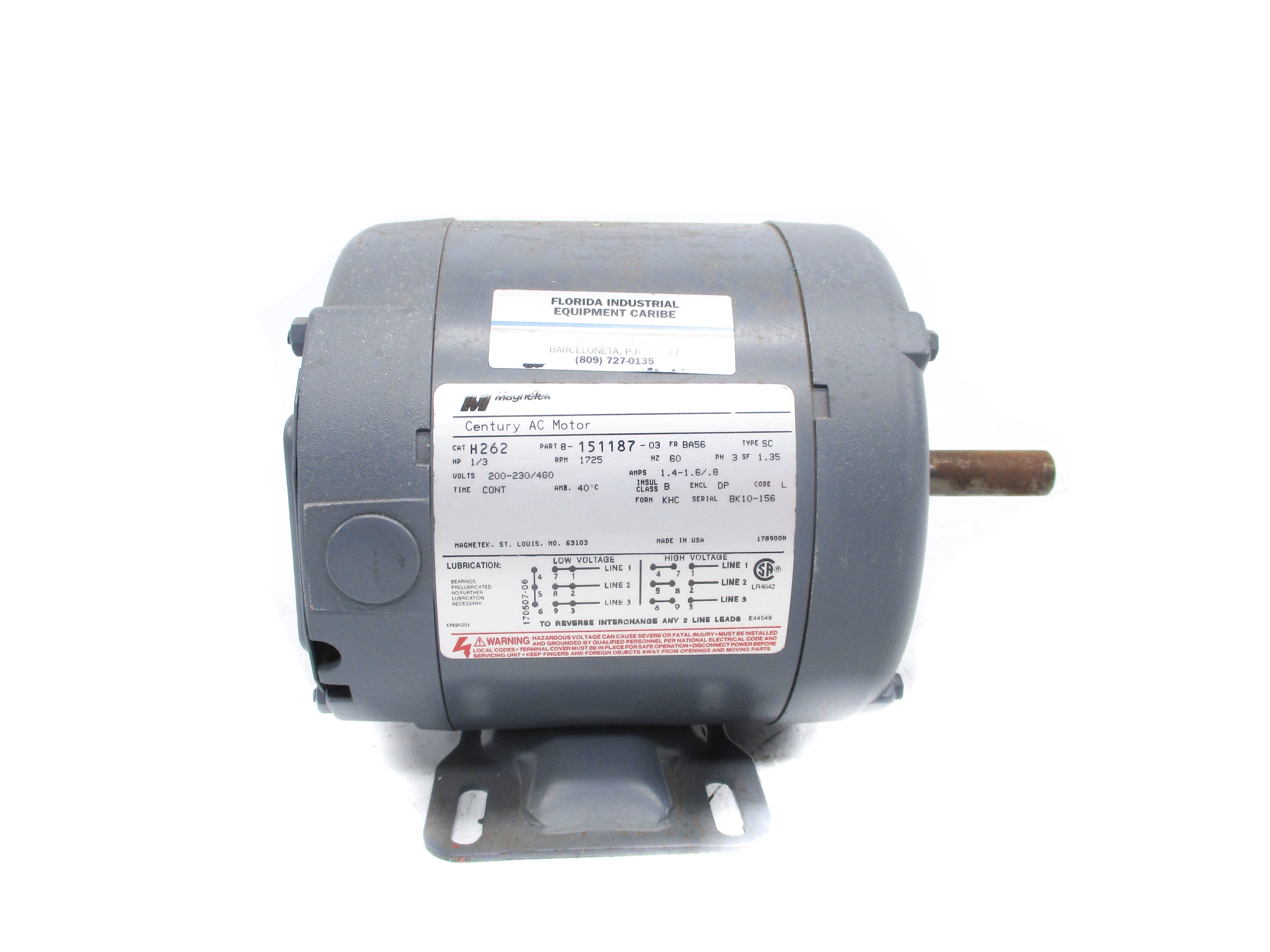 MAGNETEK H262 NSNP