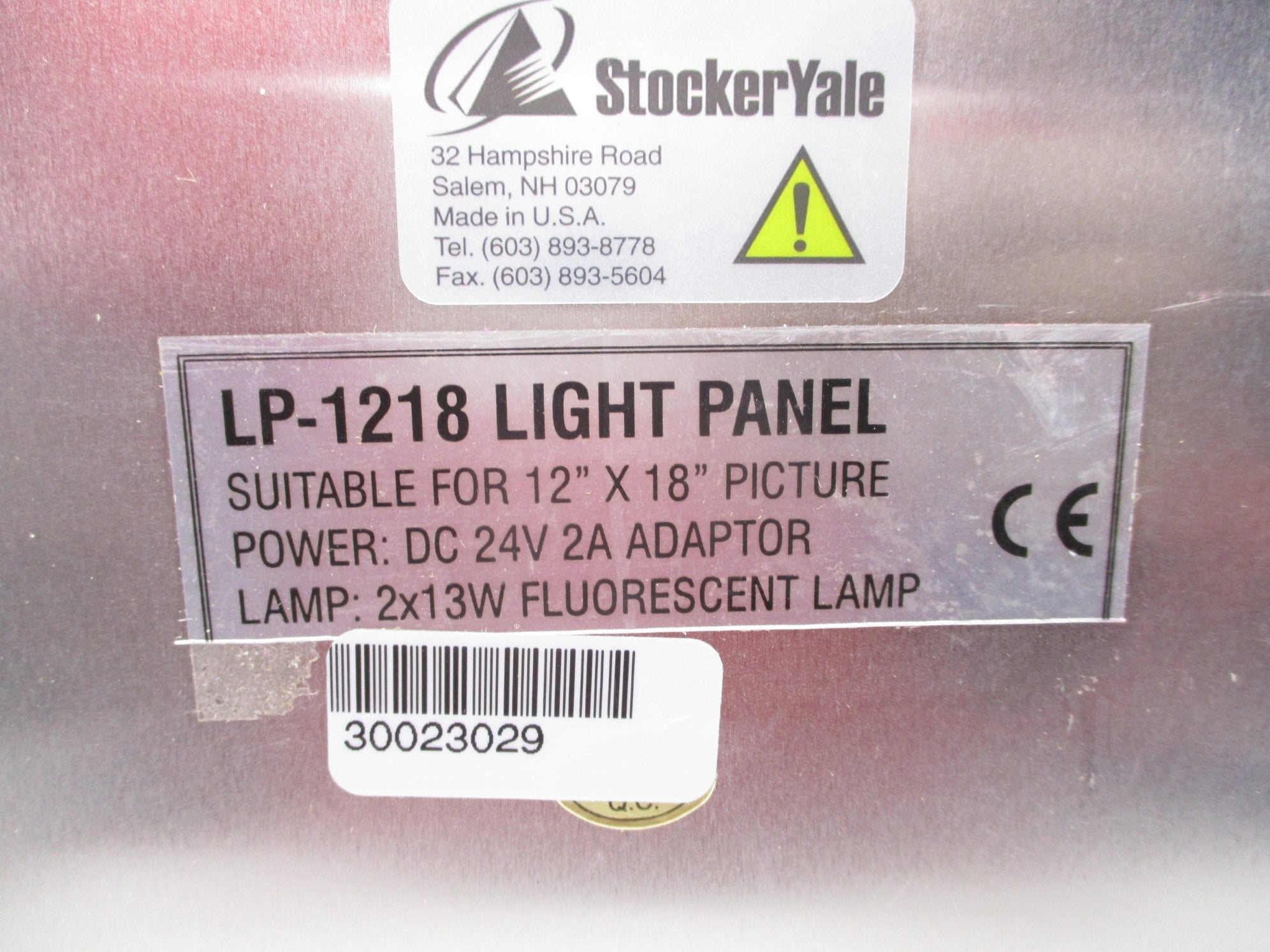 STOCKER YALE LP-1218 NSNP