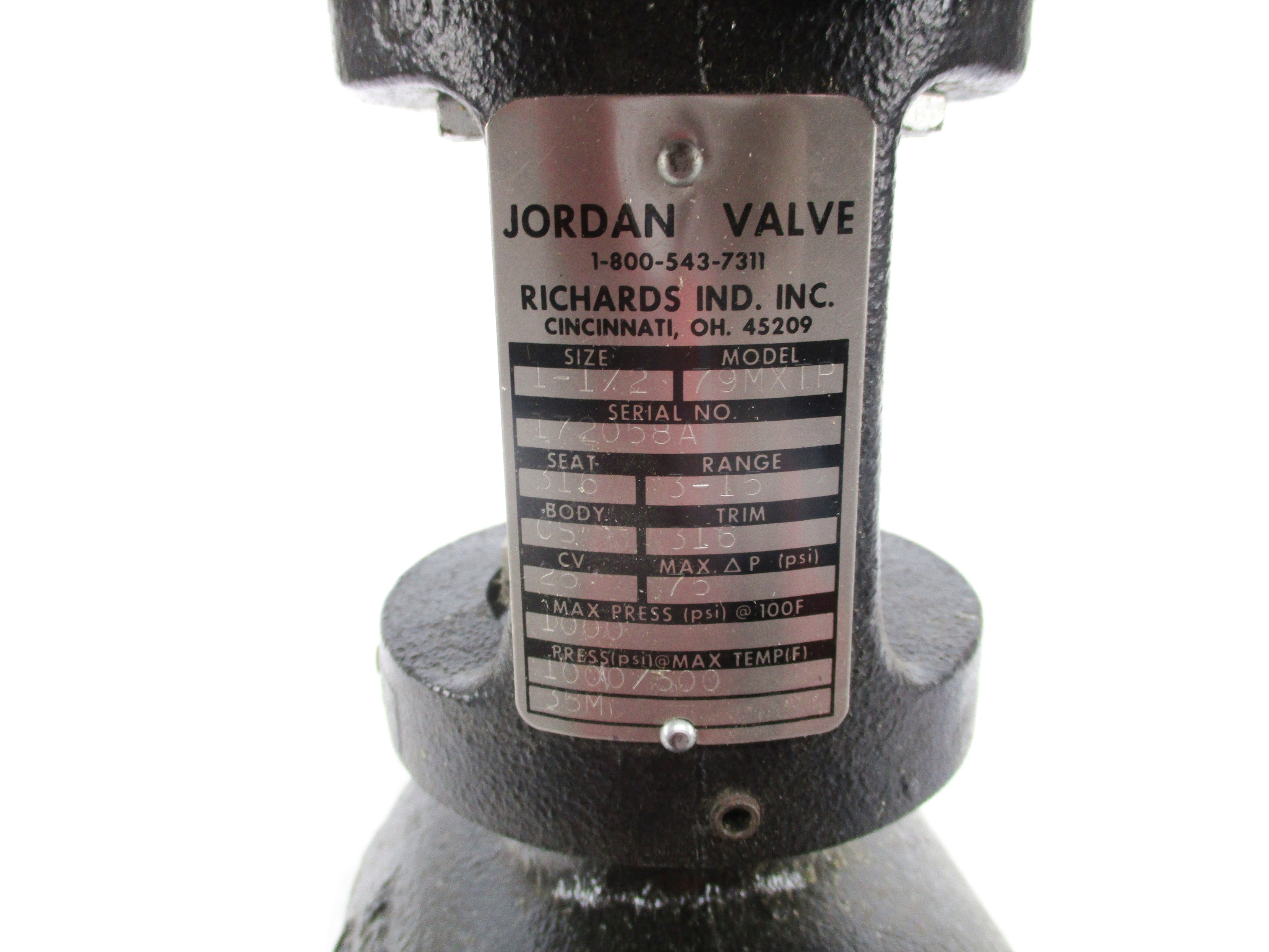 JORDAN VALVE 79MXTP 1-1/2" NSNP