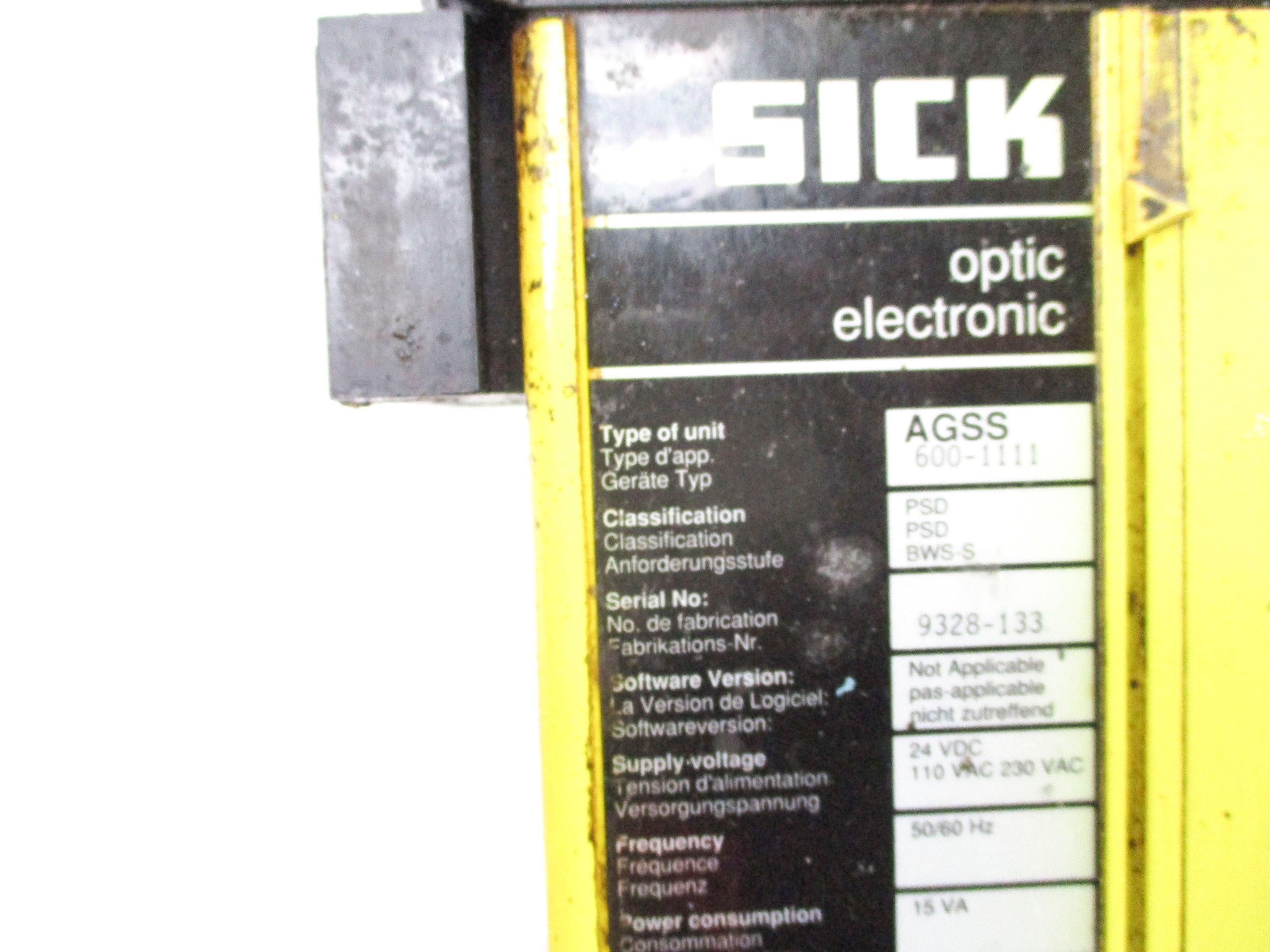 SICK AGSS600-1111 UNMP