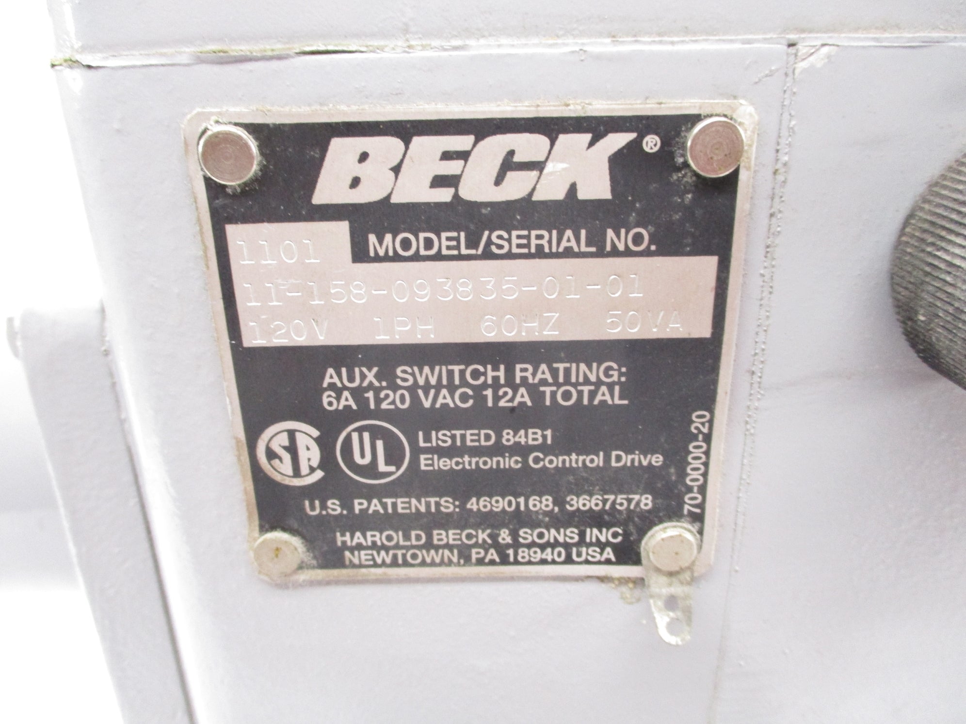 BECK 11-158-093835-01-01 NSNP