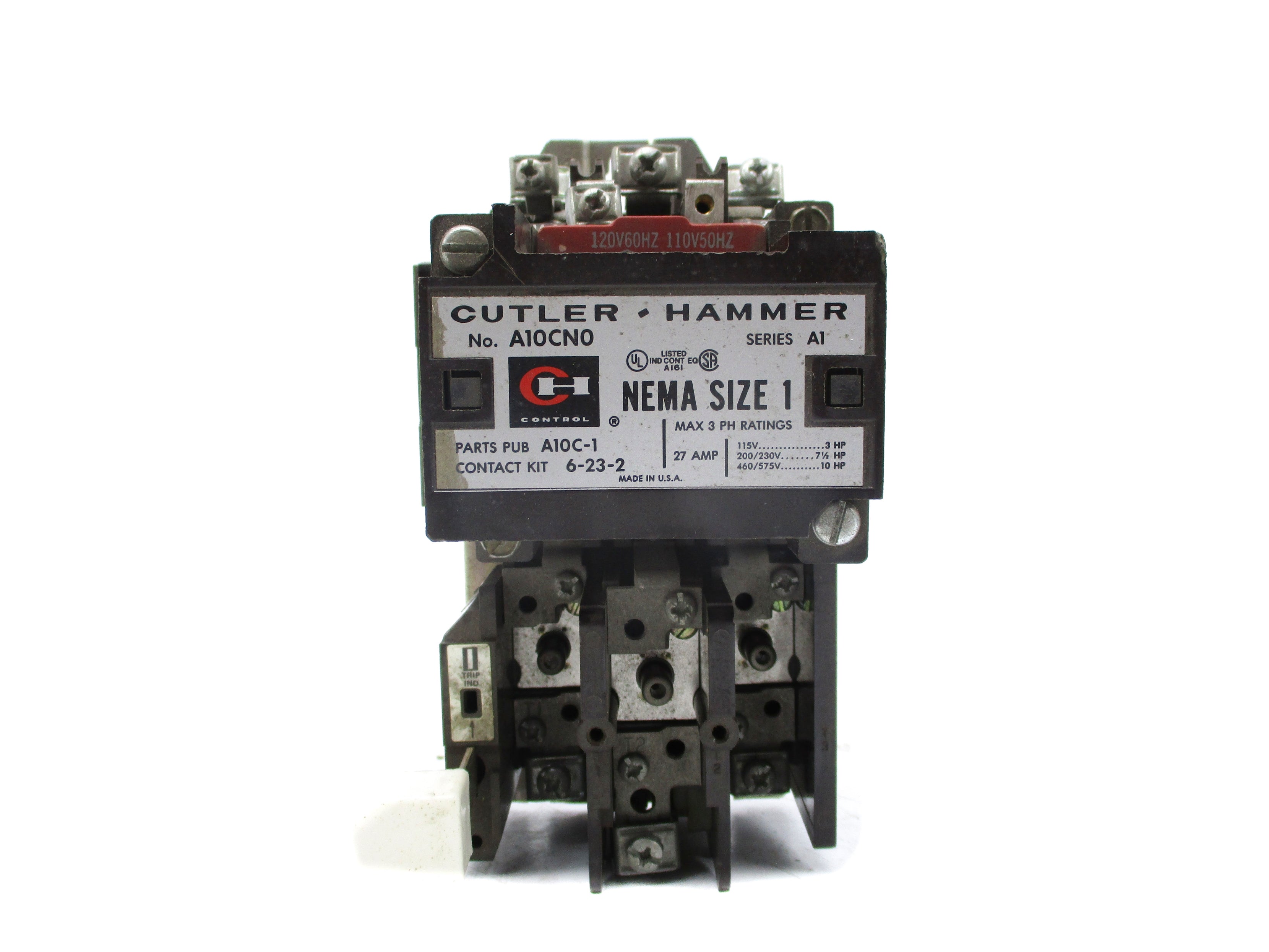 CUTLER HAMMER A10CNO SER. A1 UNMP
