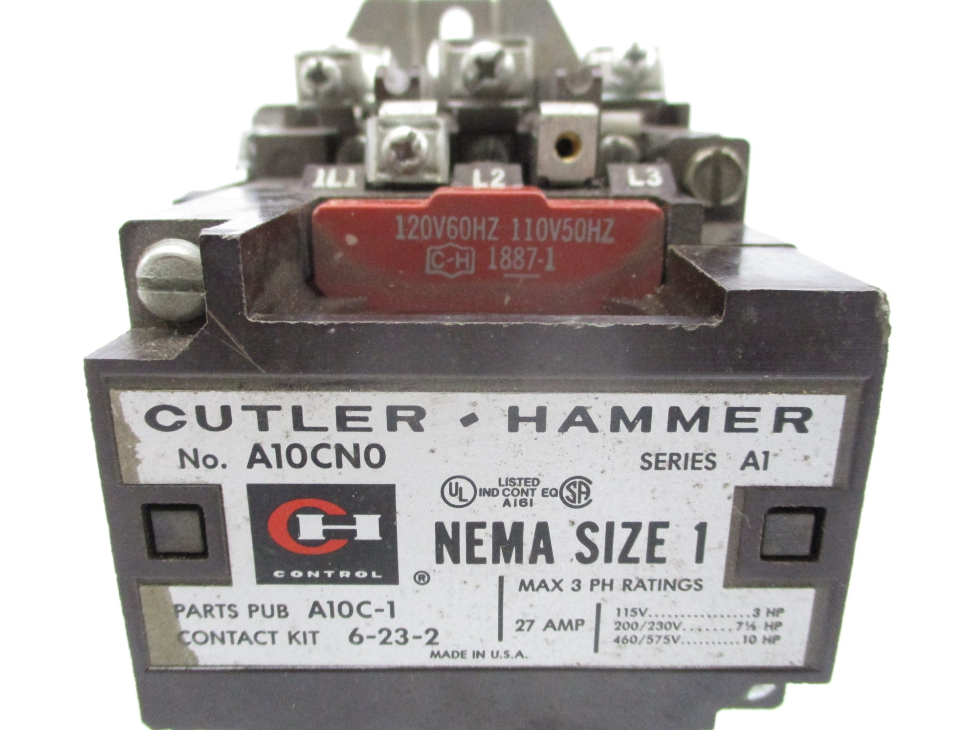CUTLER HAMMER A10CNO SER. A1 UNMP