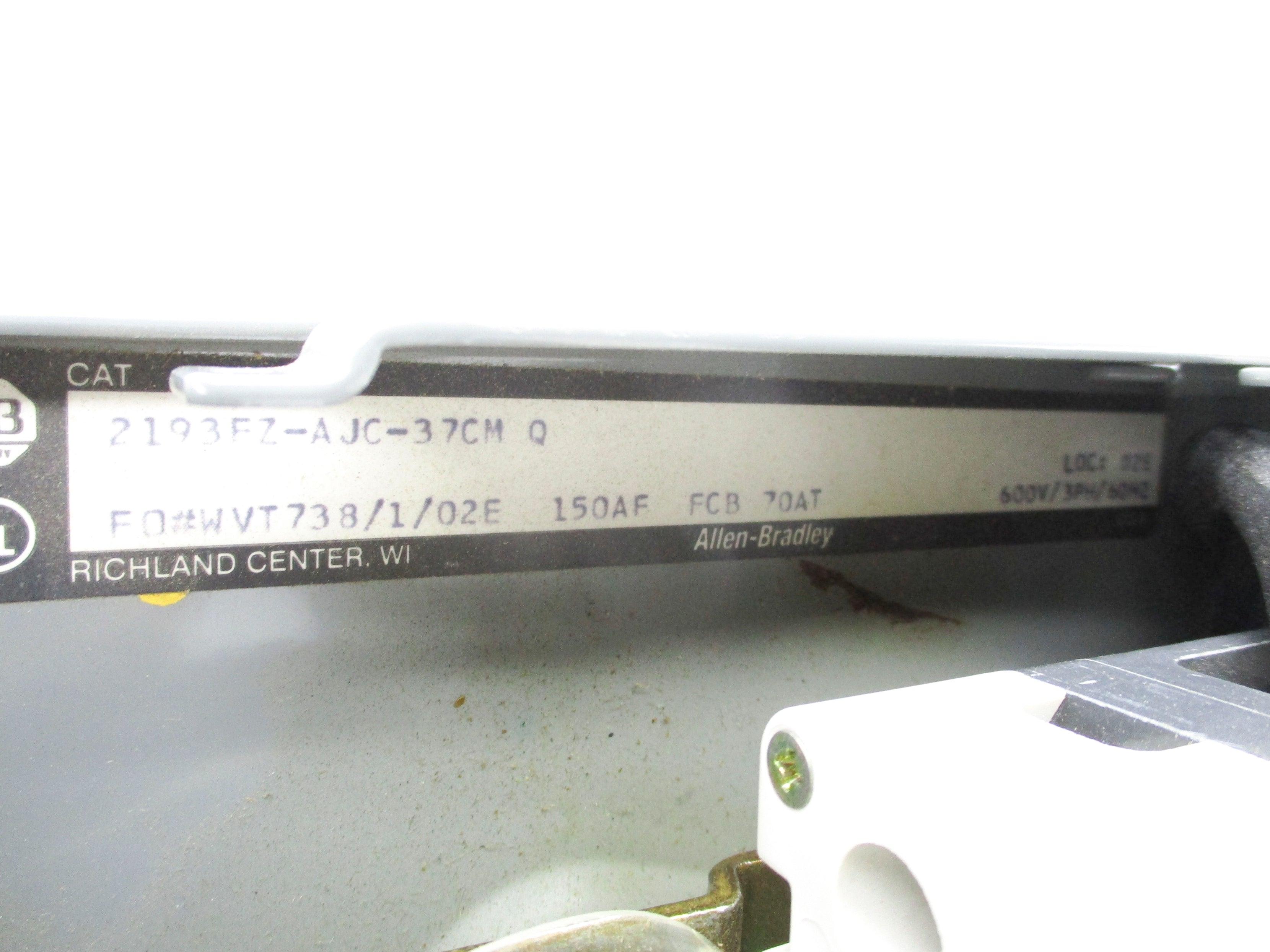 INDUSTRIAL SPARE PART 2193FZ-AJC-37CM SER. Q NSNP