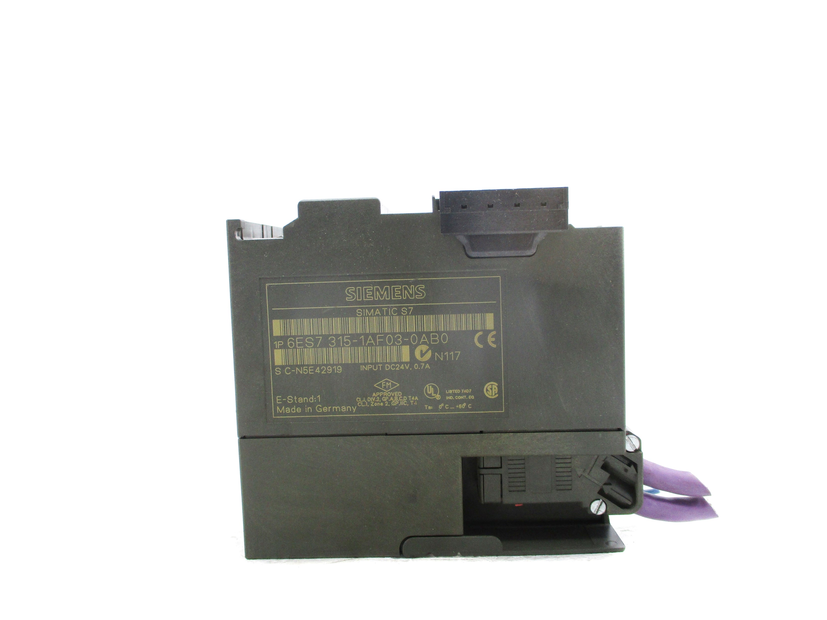 SIEMENS 6ES7315-1AF03-0AB0 UNMP