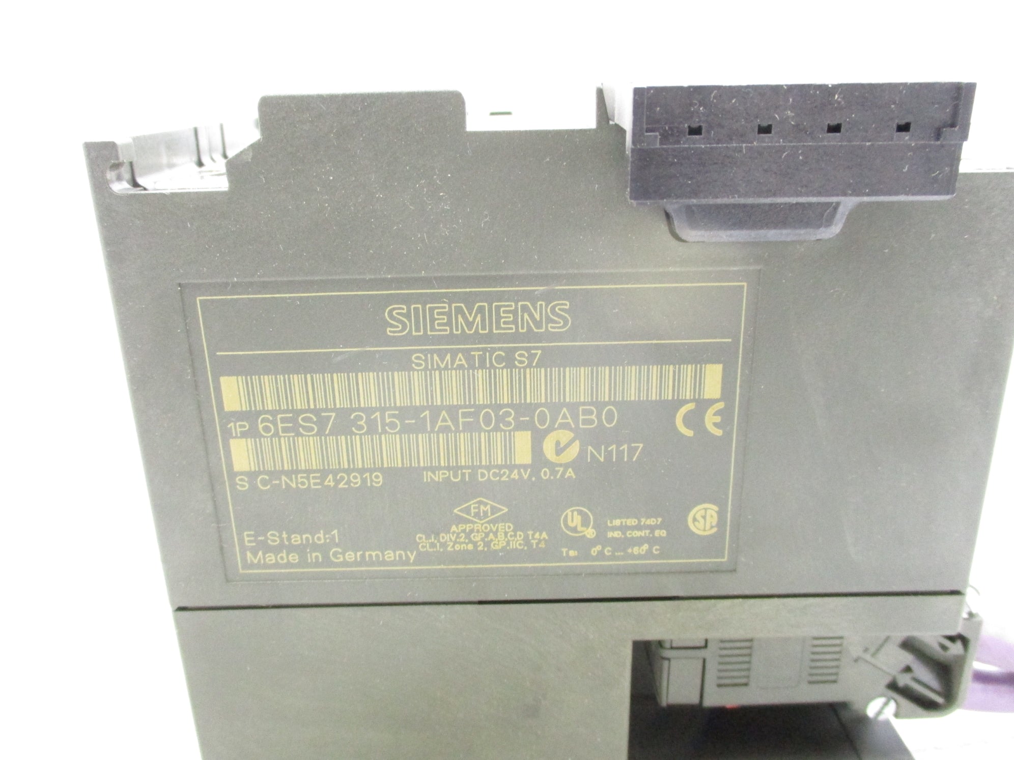 SIEMENS 6ES7315-1AF03-0AB0 UNMP