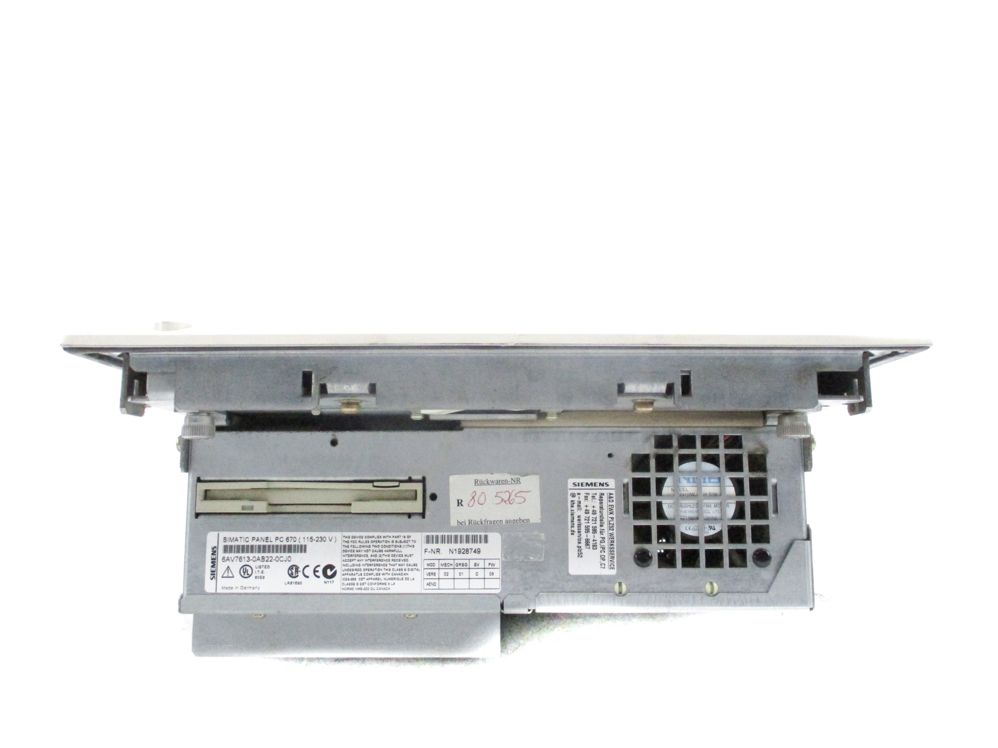 SIEMENS 6AV7613-0AB22-0CJ0 UNMP