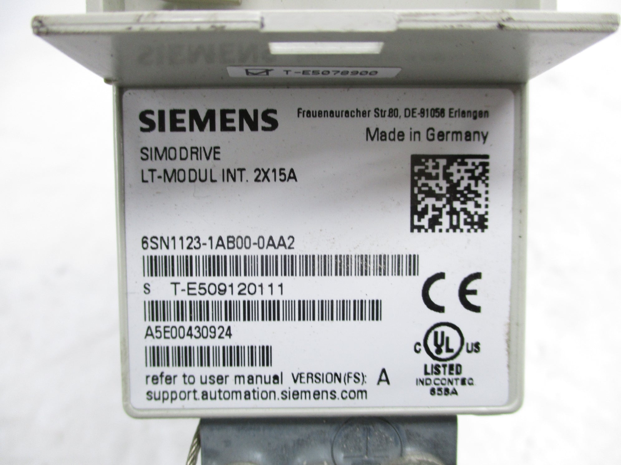 SIEMENS 6SN1123-1AB00-0AA2 UNMP
