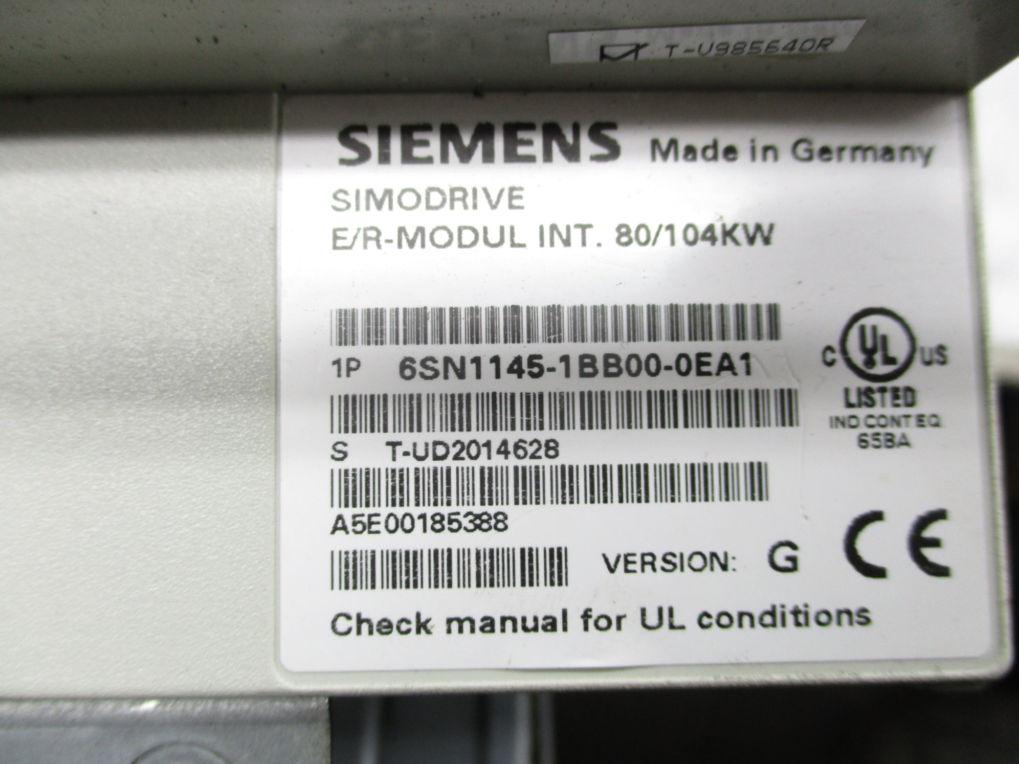 SIEMENS 6SN1145-1BB00-0EA1 UNMP