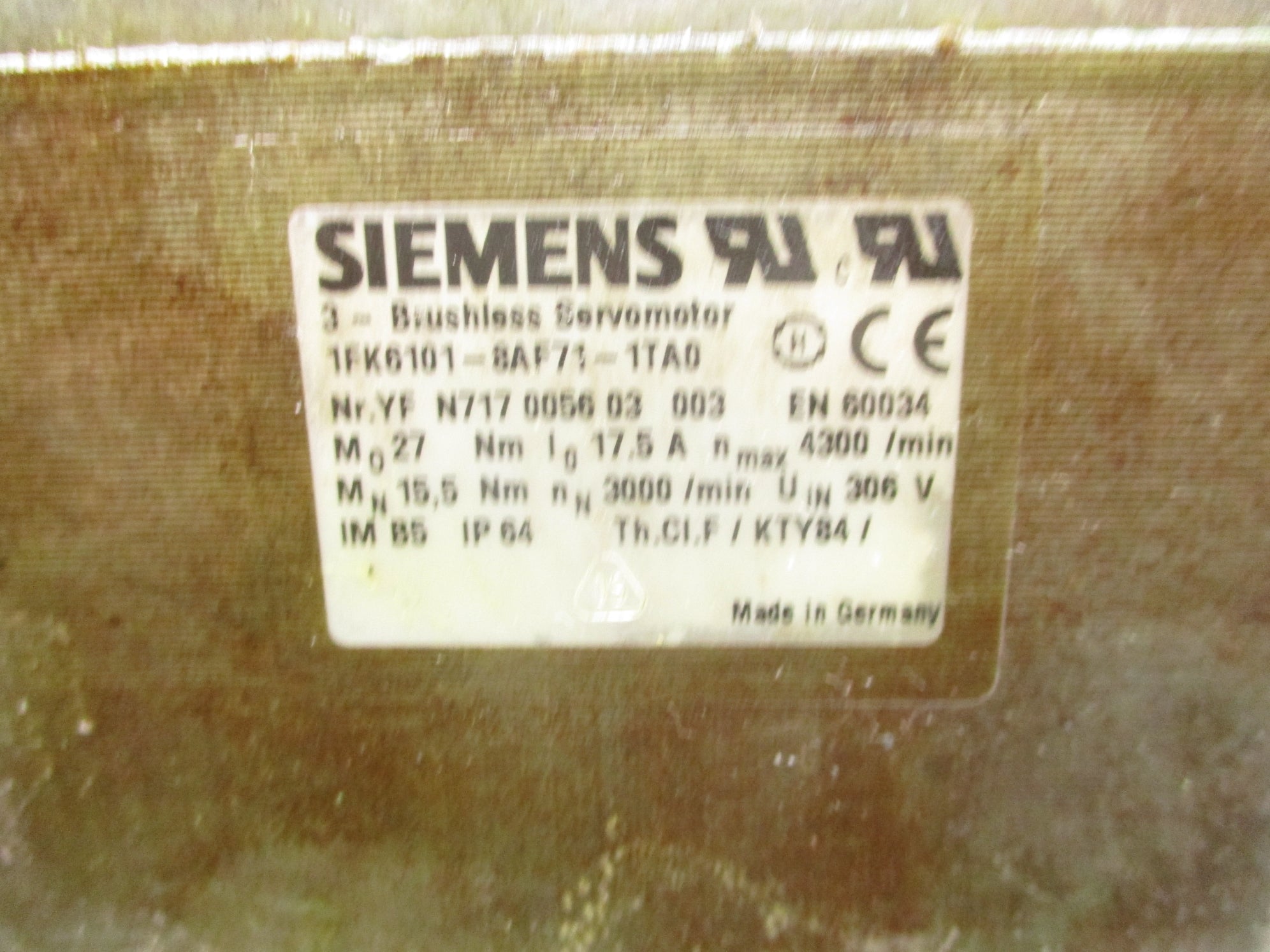 SIEMENS 1FK6101-8AF71-1TA0 UNMP