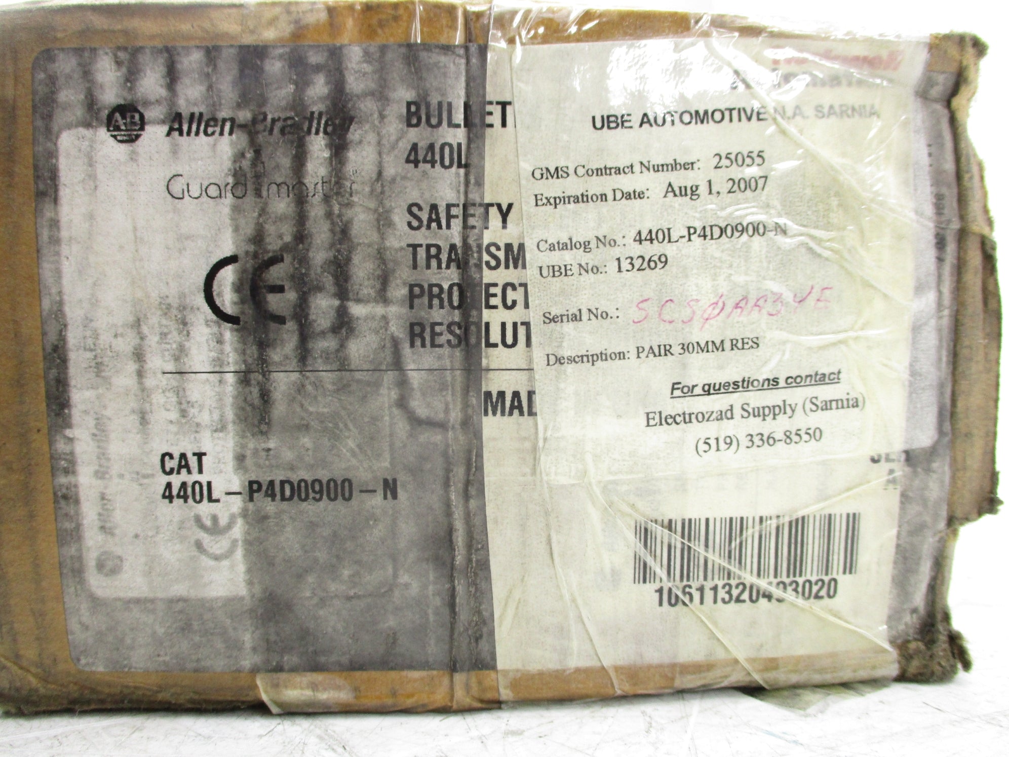 INDUSTRIAL SPARE PART 440L-P4D0900-N NSFS