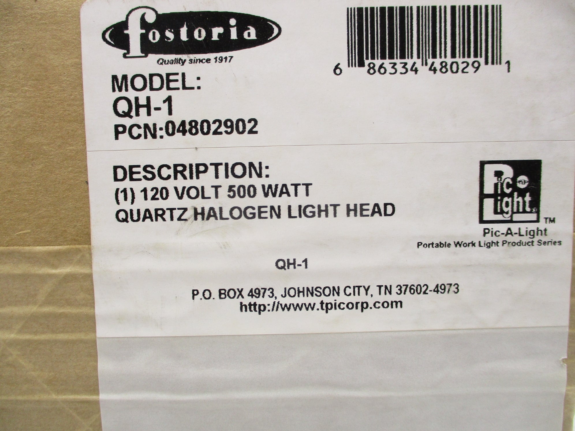FOSTORIA QH-1 NSFS