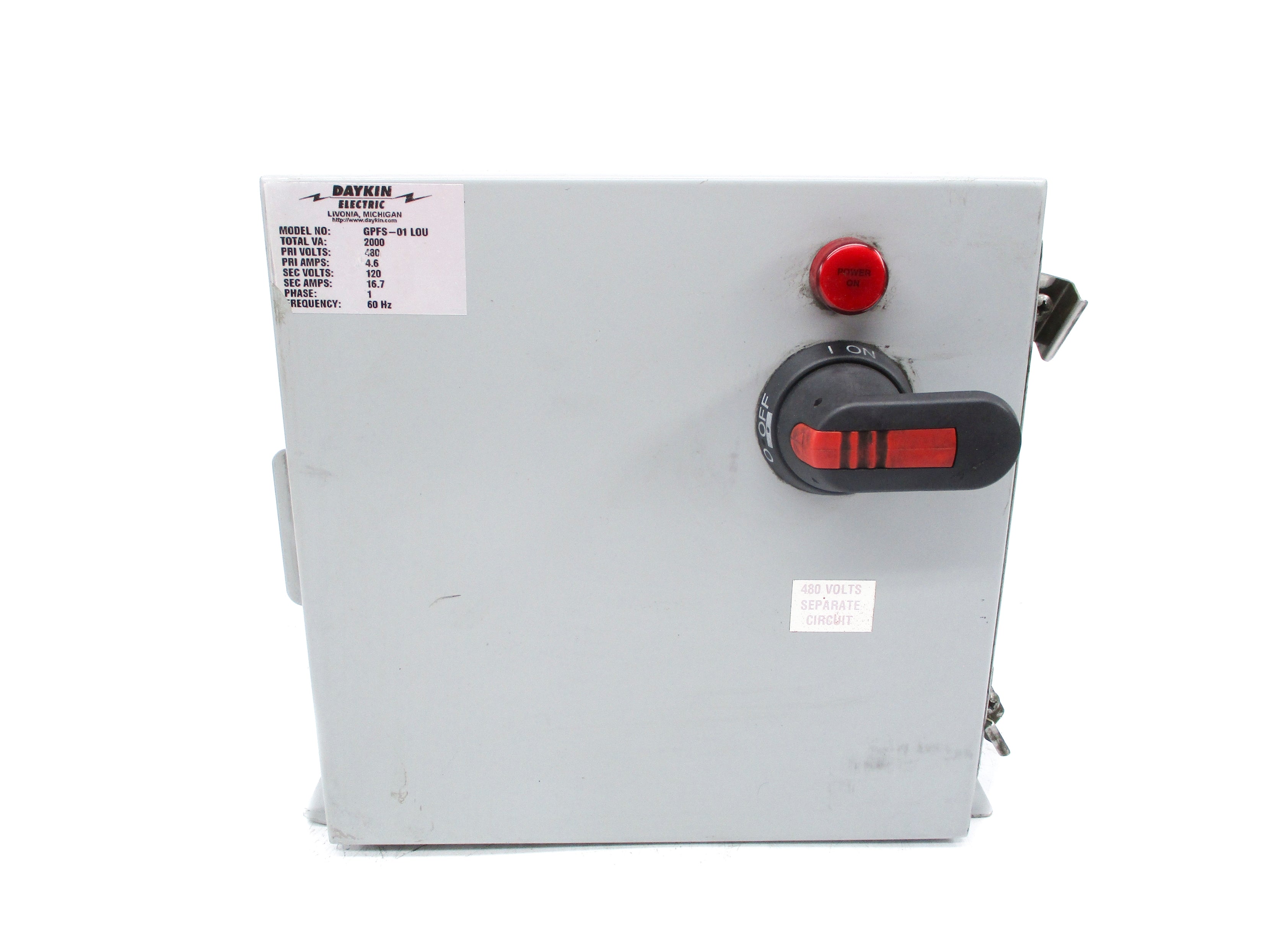 DAYKIN ELECTRIC GPFS-01LOU NSNP