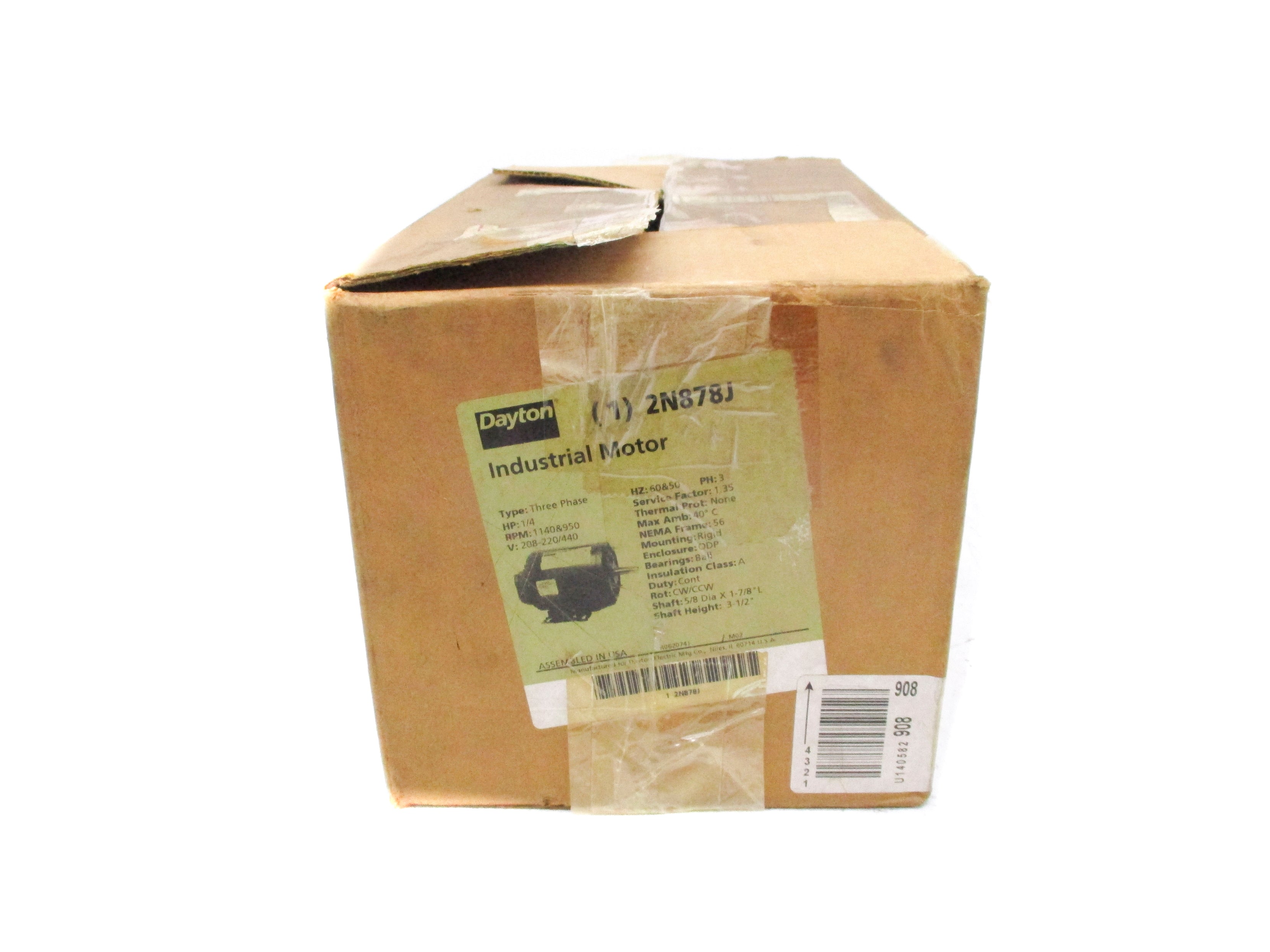 DAYTON 2N878J 208-220/440V 1.6A NSMP