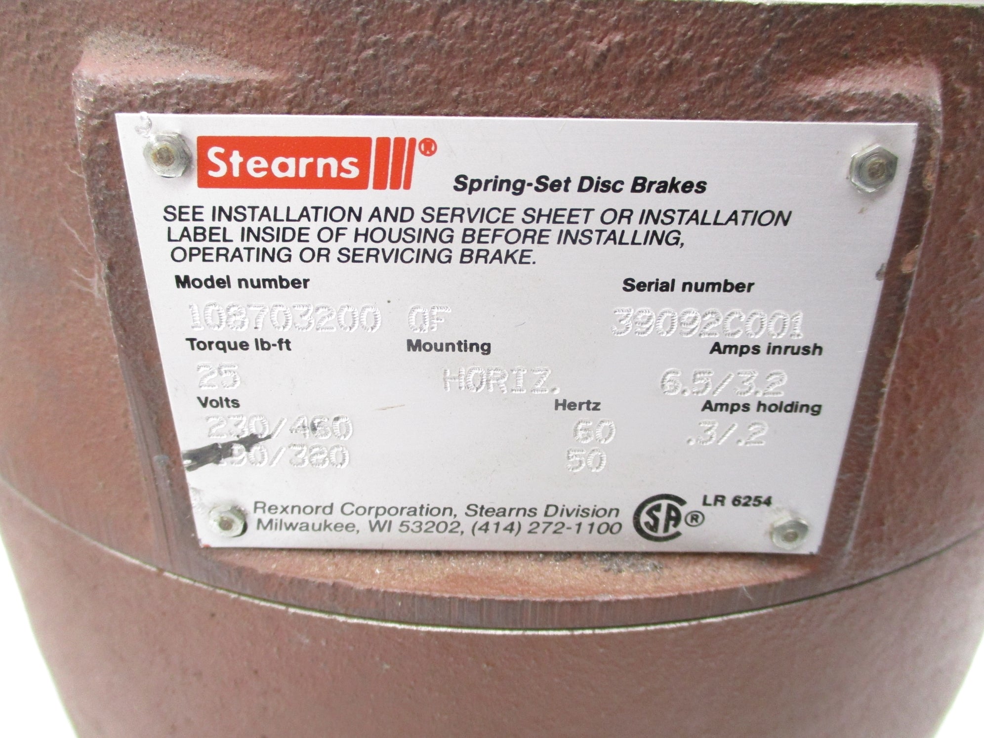 STEARNS 108703200QF NSNP