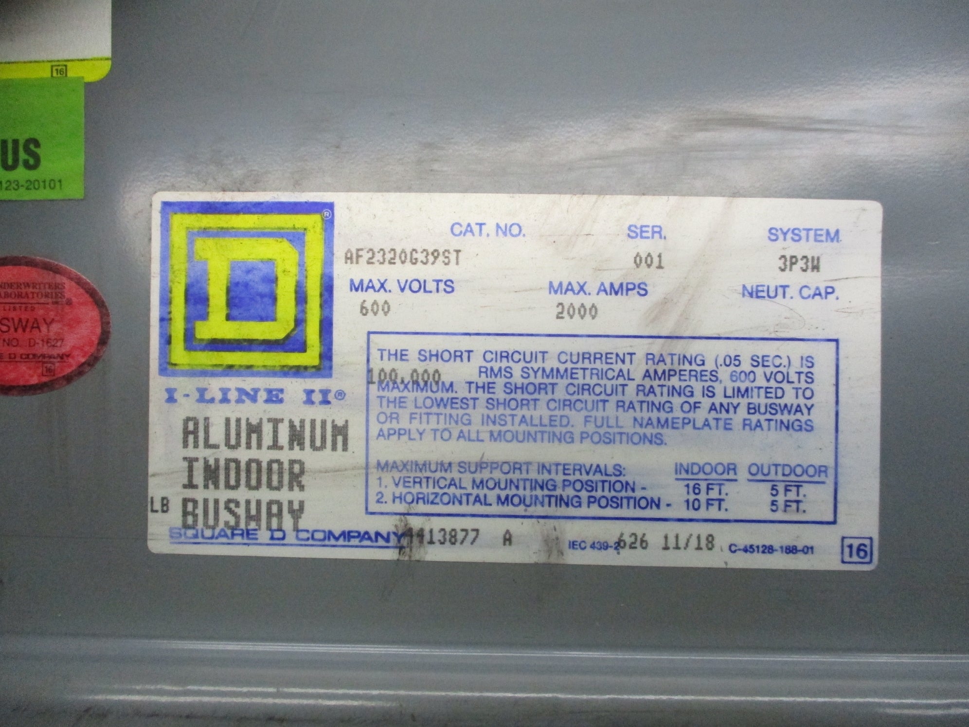SQUARE D AF2320G39ST SER. 001 NSNP
