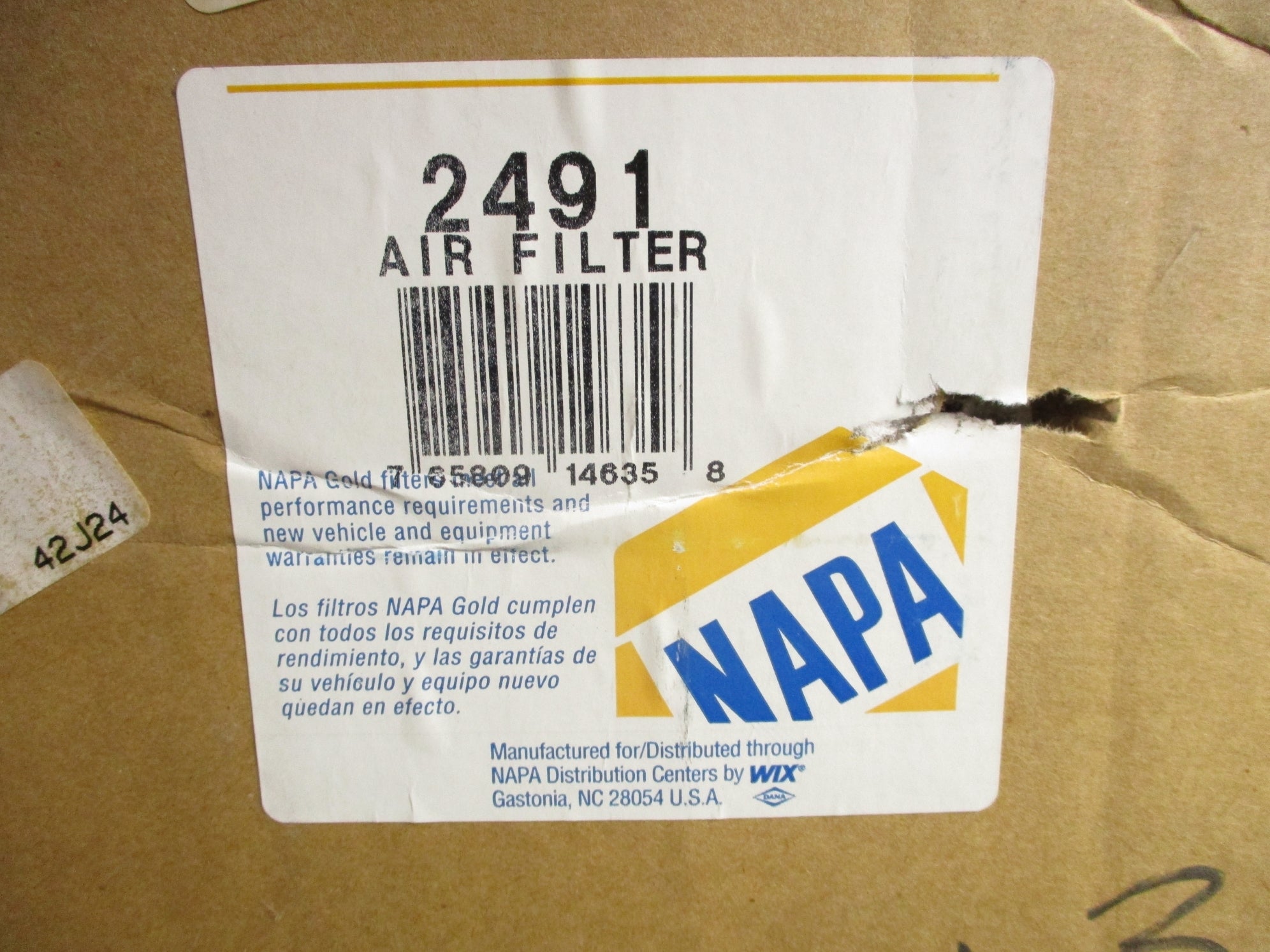 NAPA 2491 NSMP