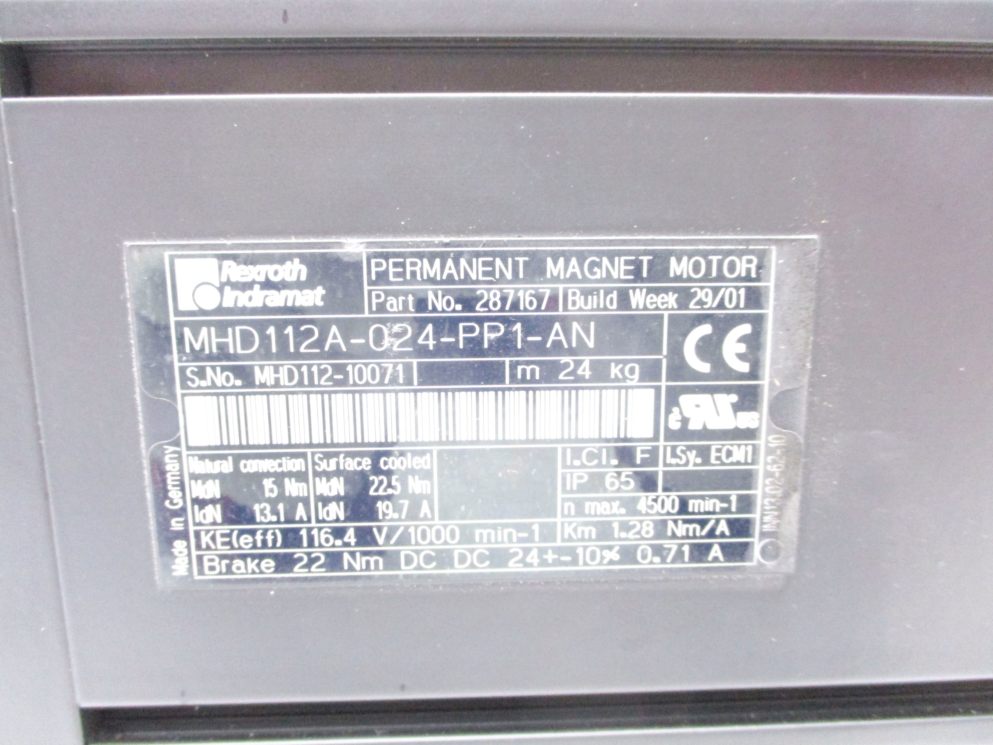 REXROTH MHD112A-024-PP1-AN NSNP