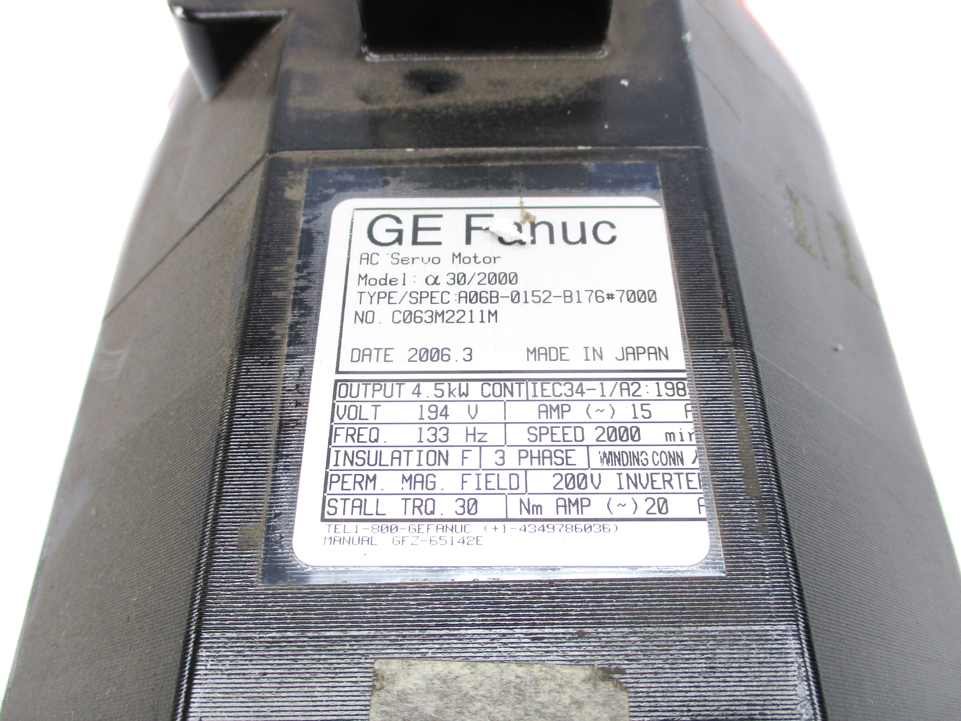 GE FANUC A06B-0152-B176#7000 NSNP