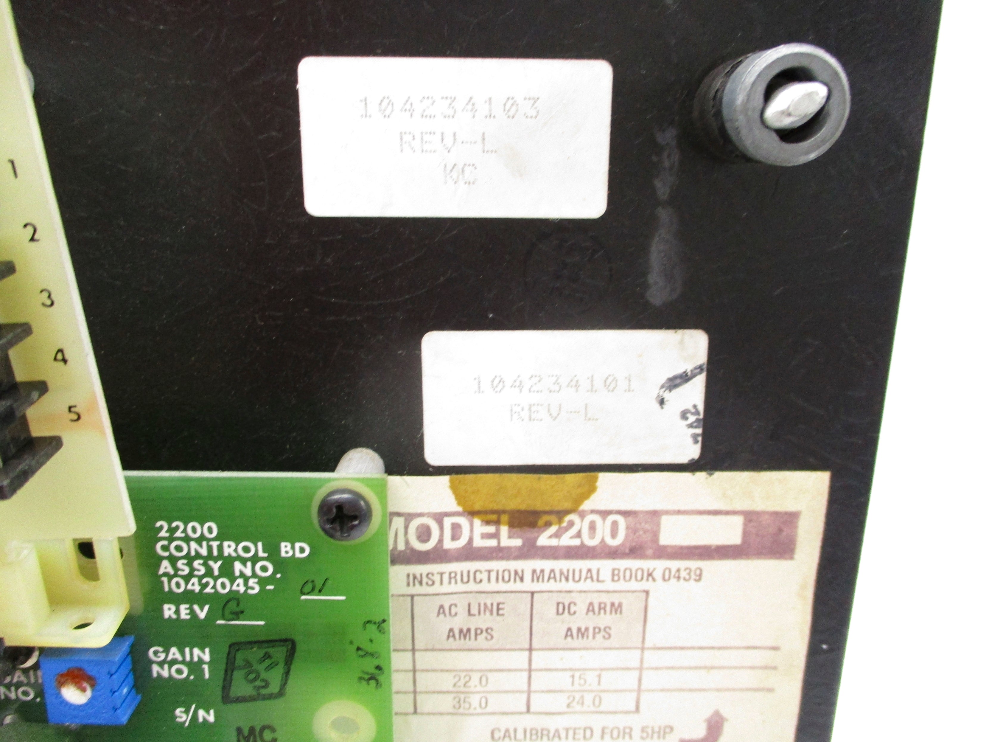 FINCOR MODEL 2200 UNMP
