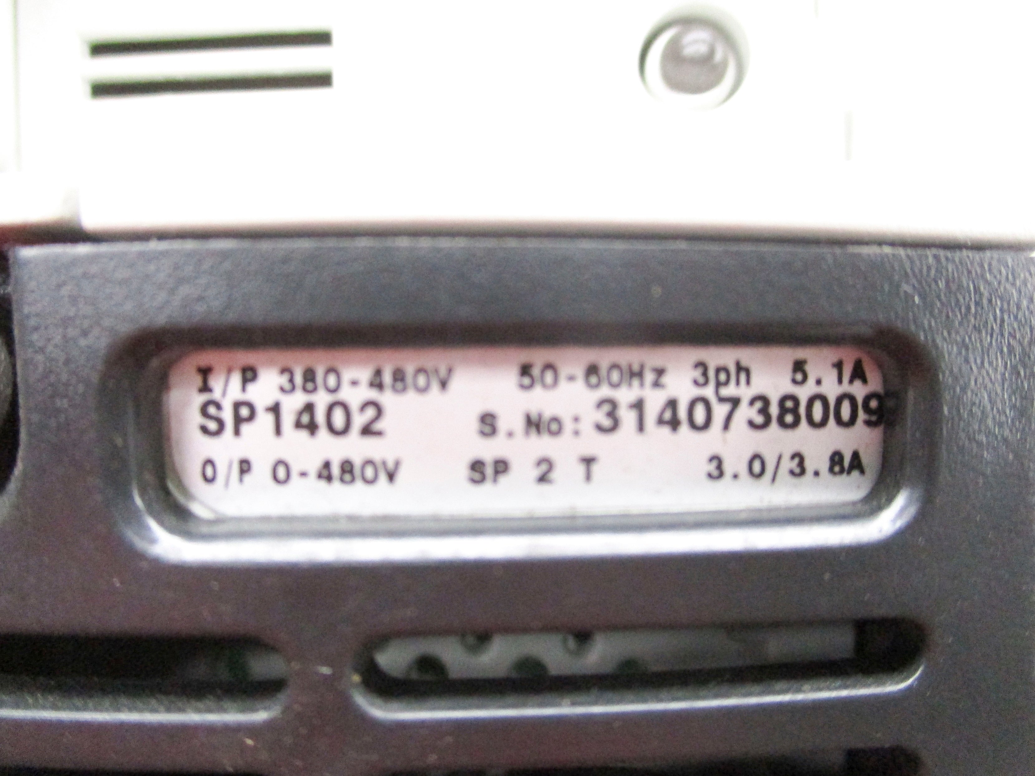 CONTROL TECHNIQUES SP1402 NSNP