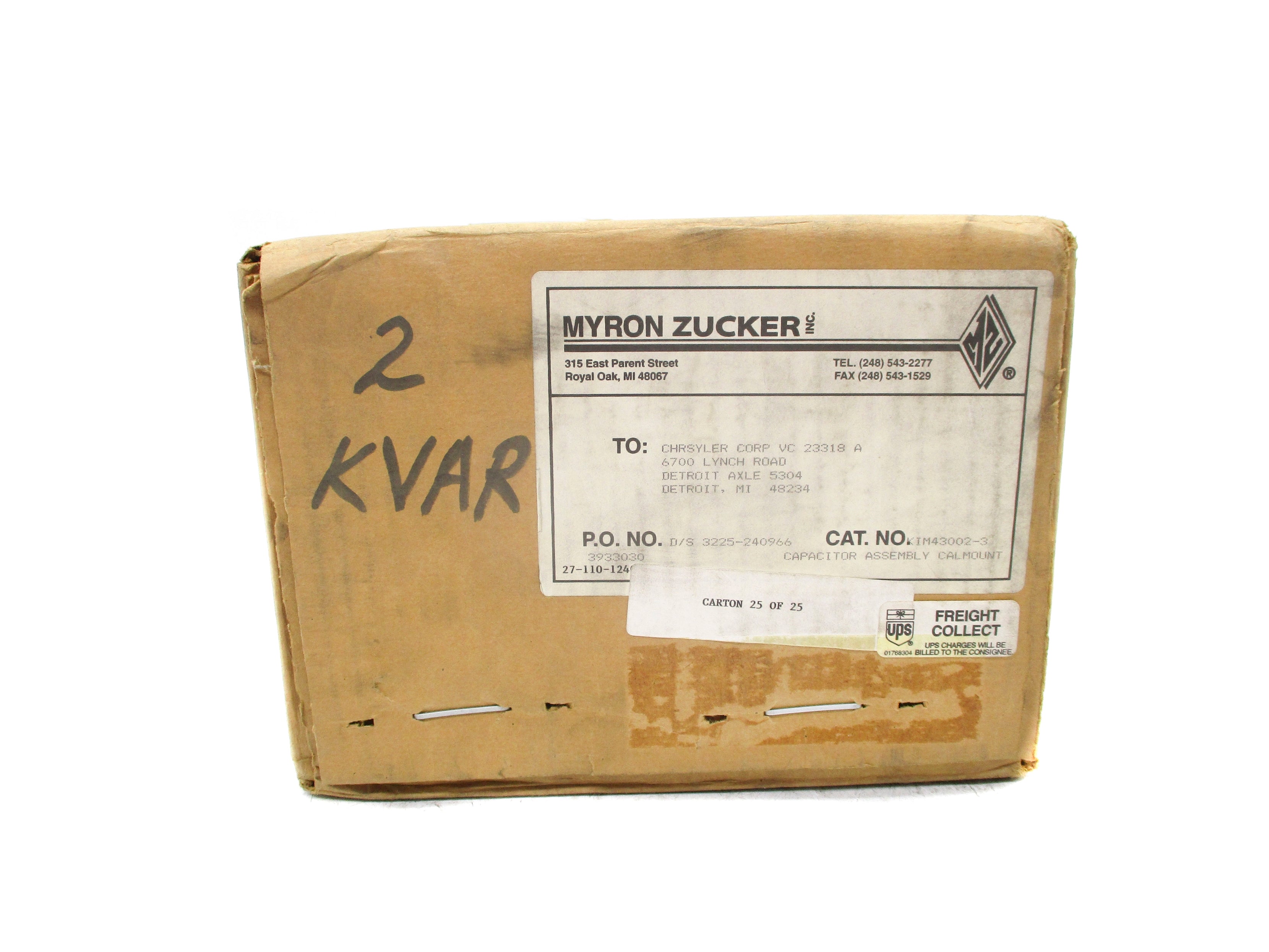 MYRON ZUCKER KIM43002-3 NSFS