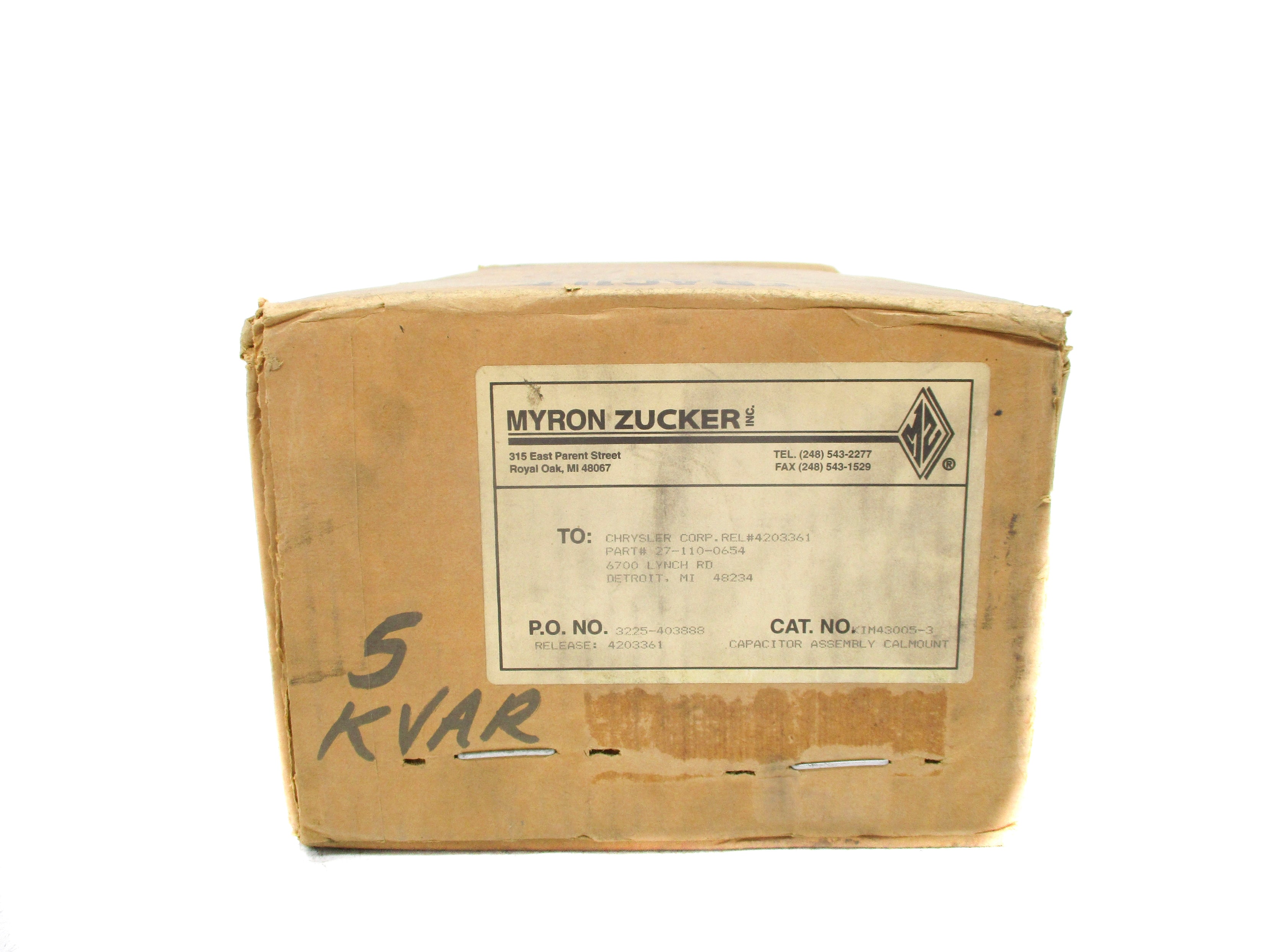 MYRON ZUCKER KIM43005-3 NSFS
