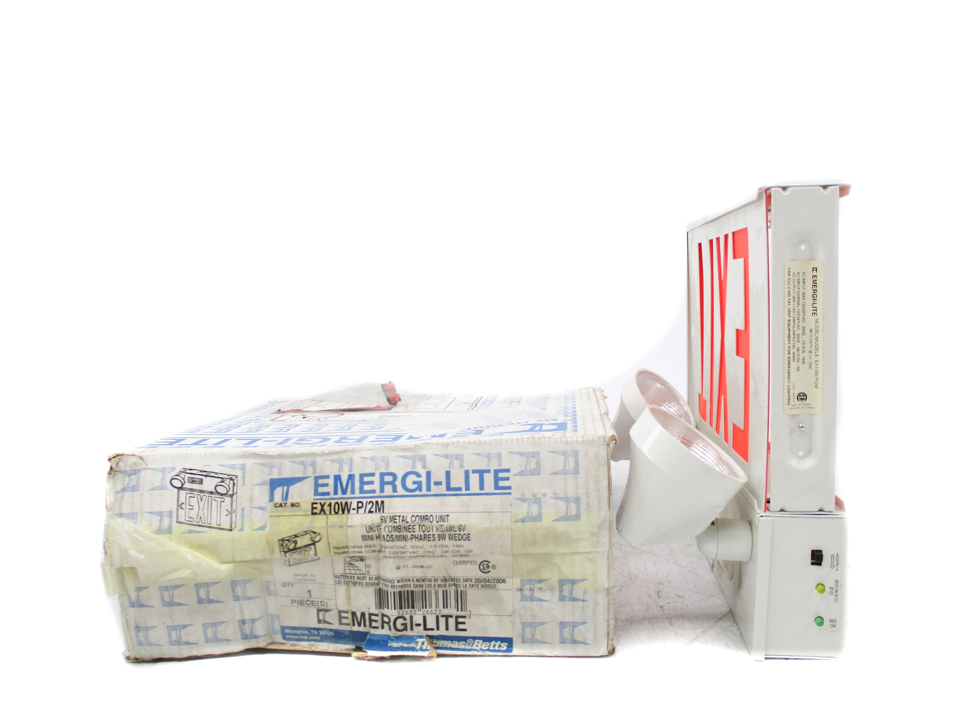 EMERGI-LITE EX10W-P/2M NSMP