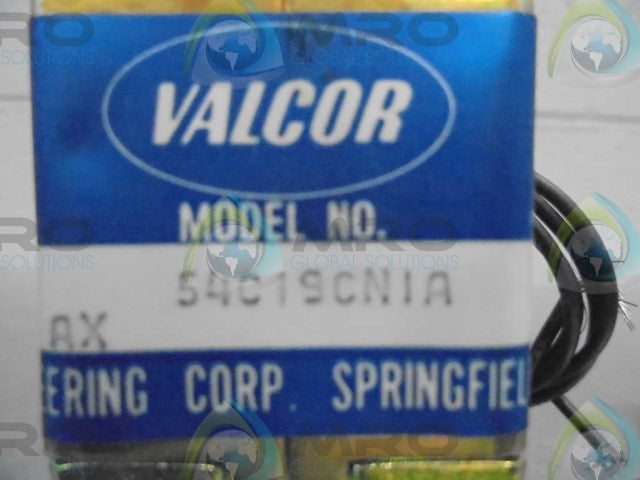 VALCOR ENGINEERING CORP. 54C19CNIA *NEW NO BOX*