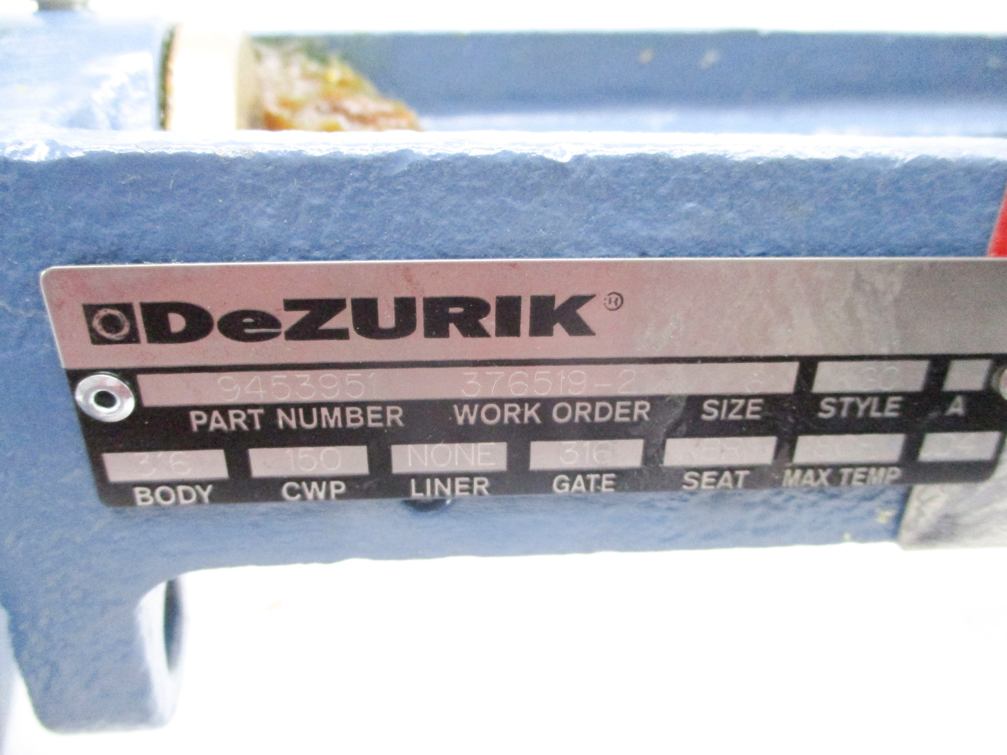 DEZURIK 9453951 6" NSNP