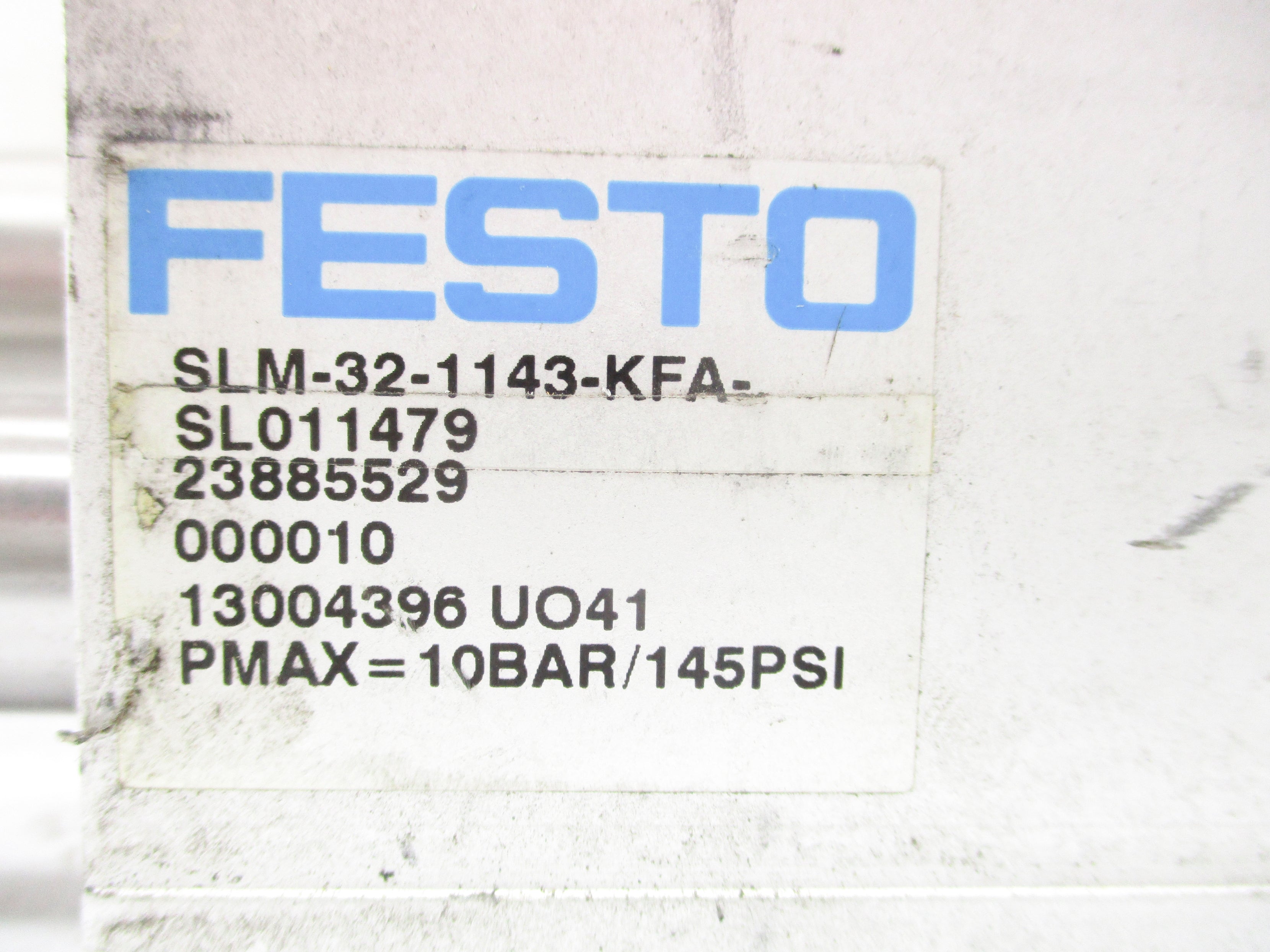 FESTO SLM-32-1143-KFA-SL011479 145PSI NSNP