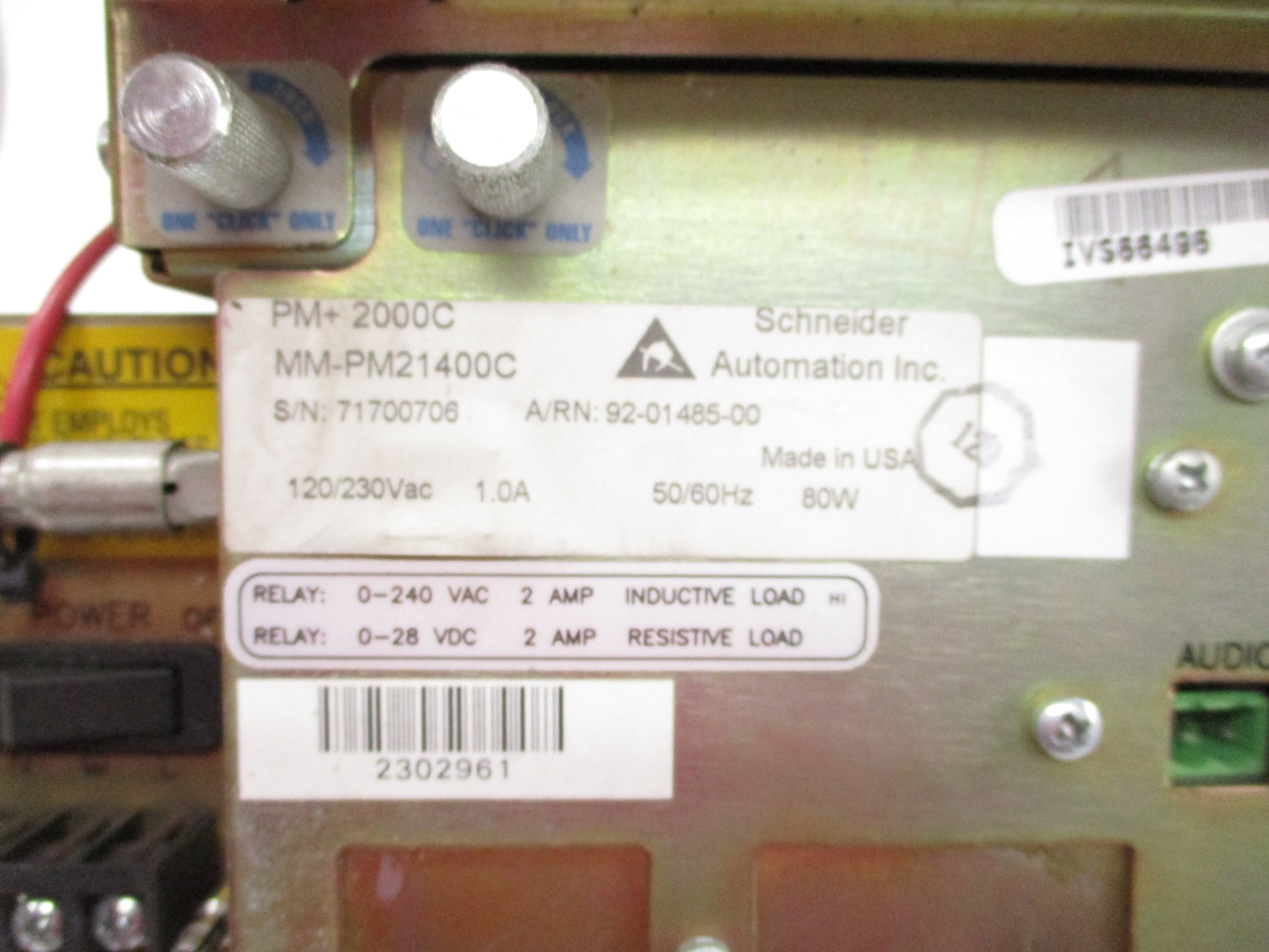 SCHNEIDER AUTOMATION MM-PM21400C UNMP