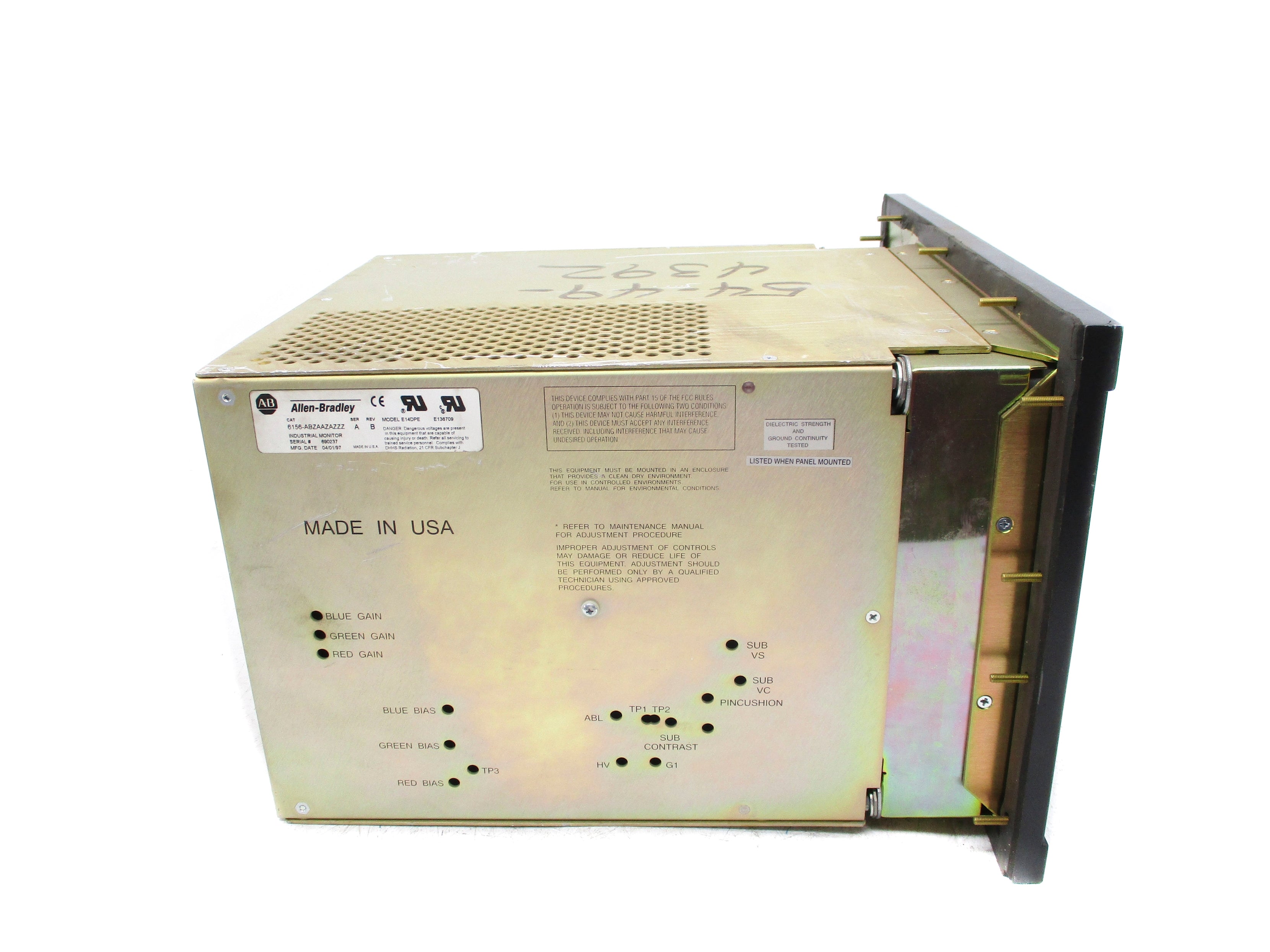 INDUSTRIAL SPARE PART 6156-ABZAAZAZZZ SER. A UNMP