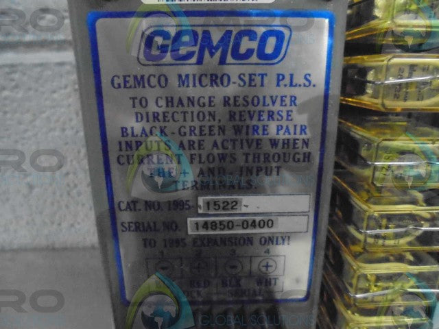 GEMCO 1995-1522 MICRO-SET P.L.S. *USED*