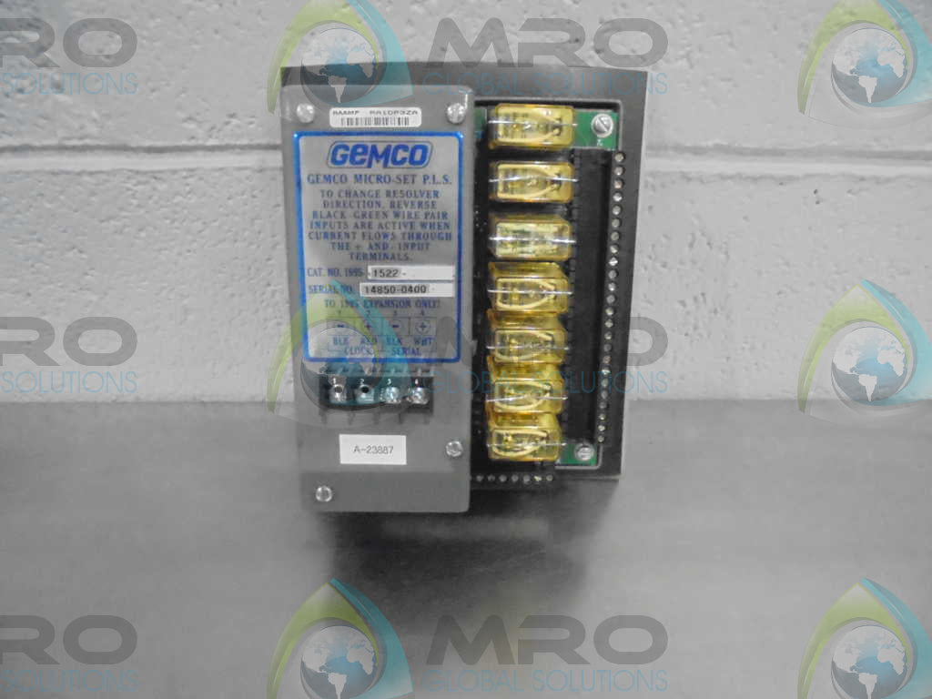 GEMCO 1995-1522 MICRO-SET P.L.S. *USED*