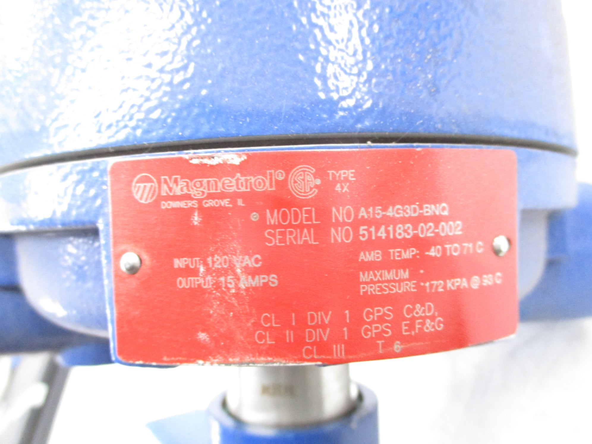 MAGNETROL A15-4G3D-BNQ NSNP