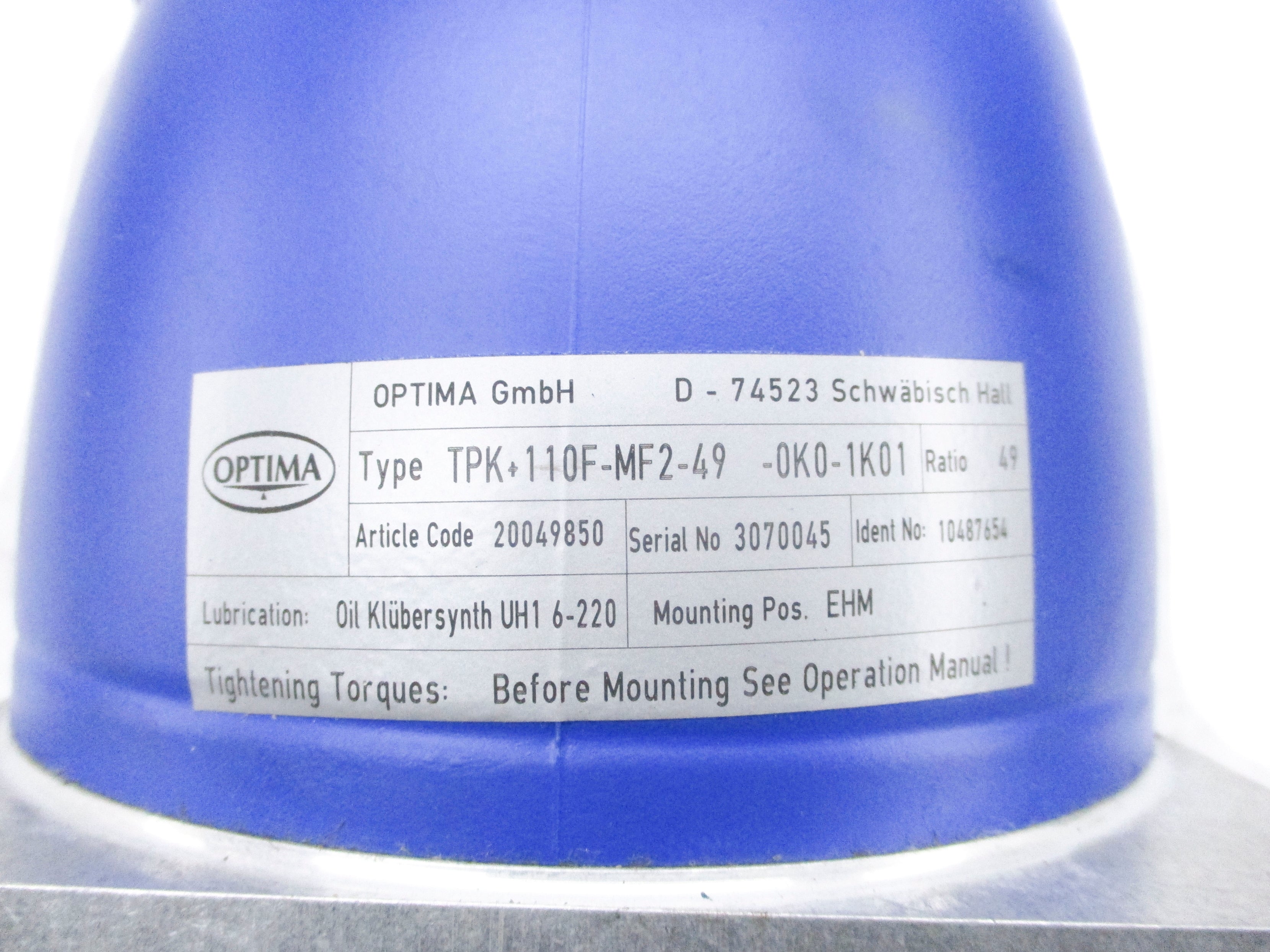 OPTIMA TPK+110F-MF2-49-0K0-1K01 NSNP