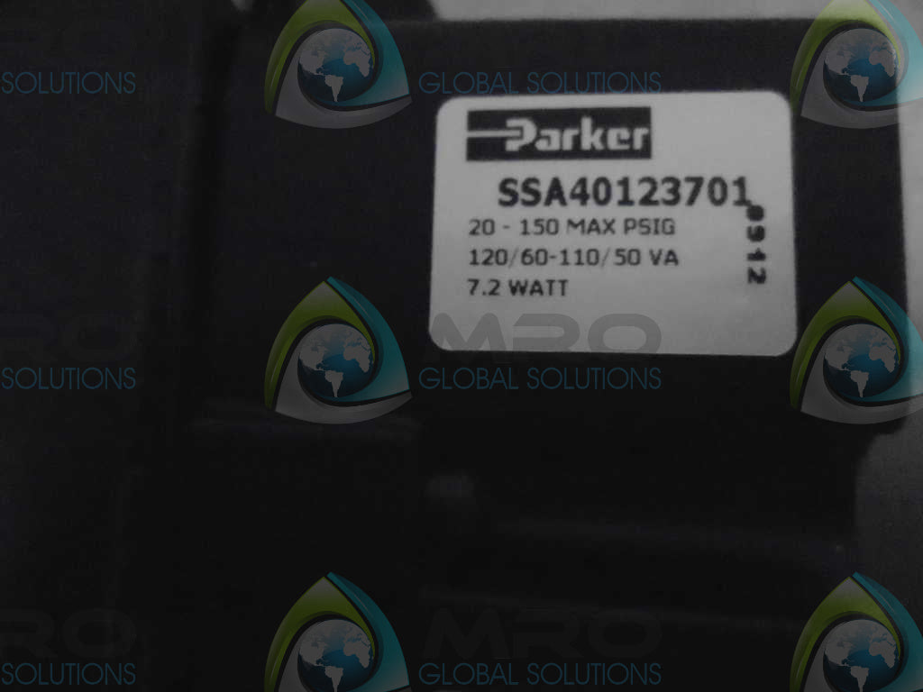 PARKER SS40123701 3/8 DS 2P 120V/60*** *NEW NO BOX*