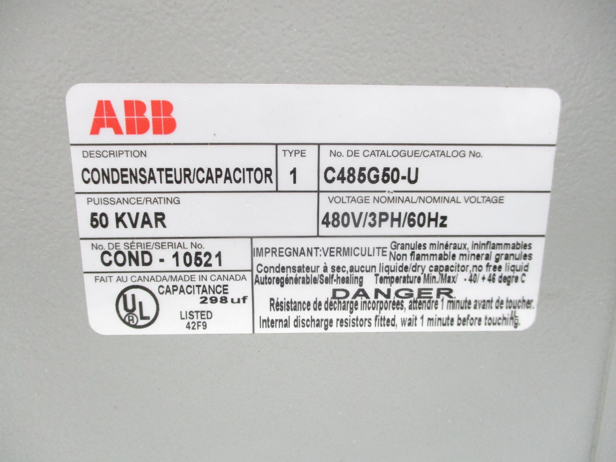 ABB C485G50-U NSNP