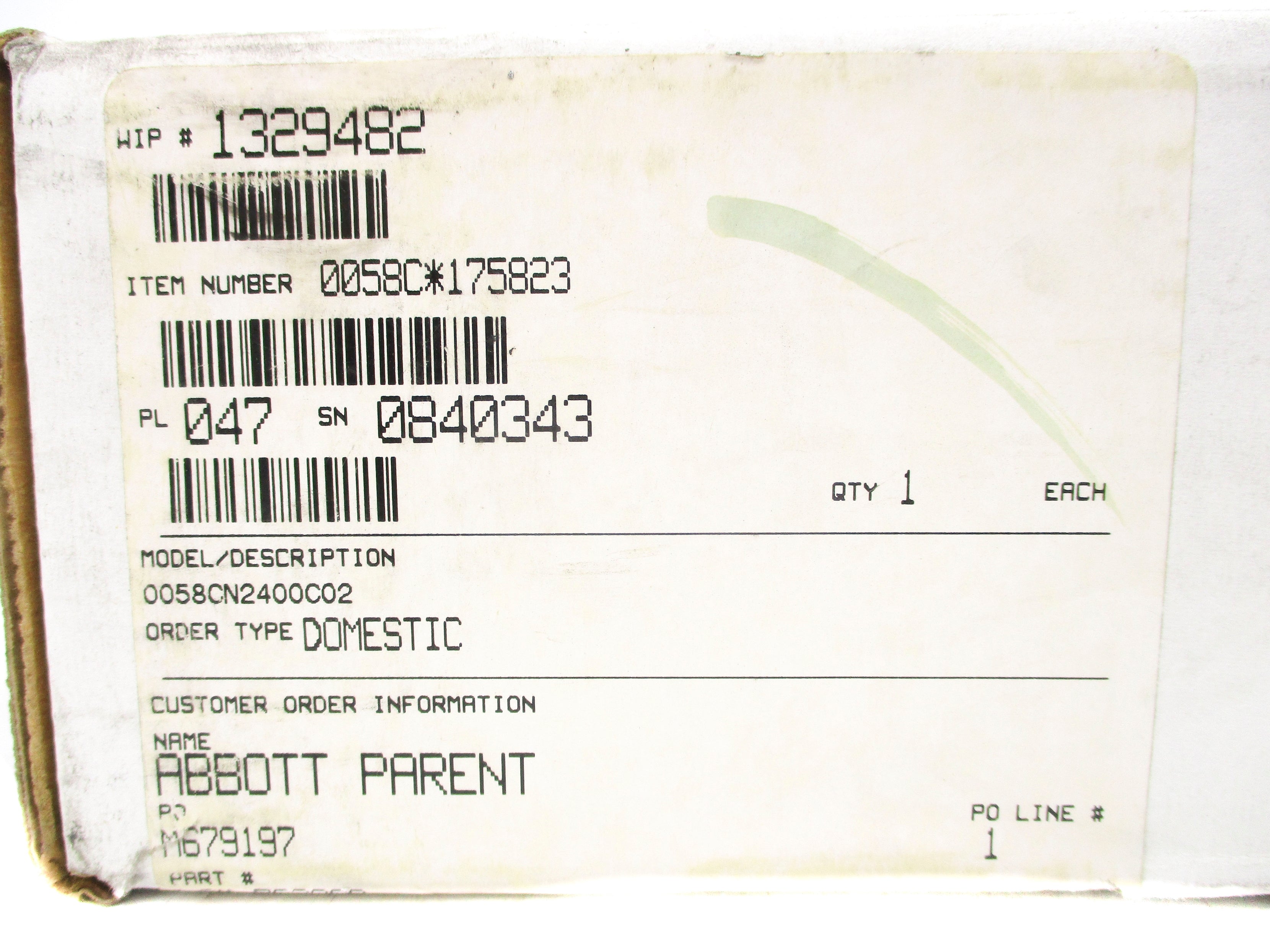 ROSEMOUNT 0058CN2400C02 NSFS